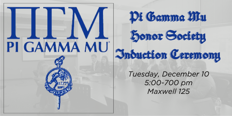 IWU Honor Society Invitation