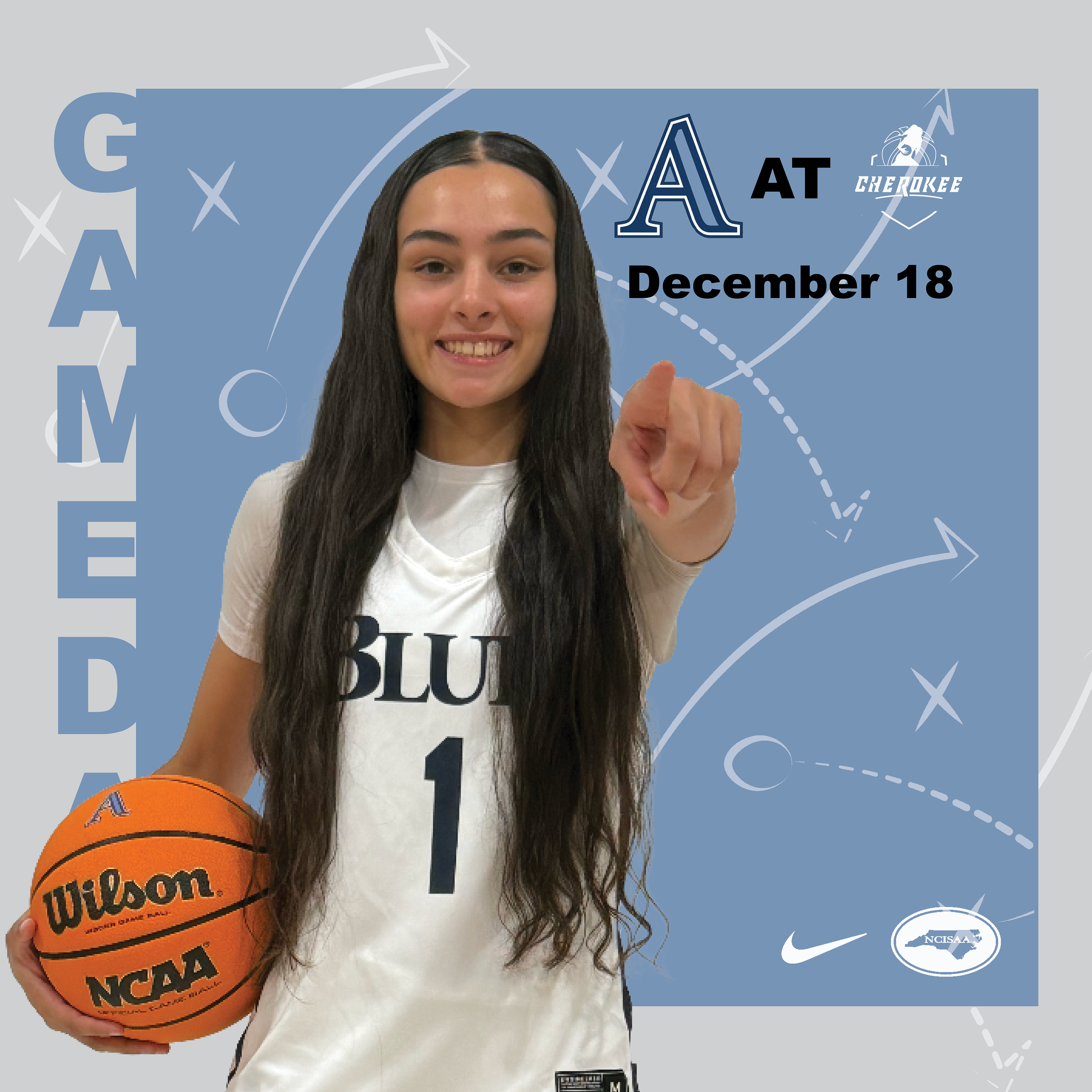 Asheville Basketball Social Media Graphic