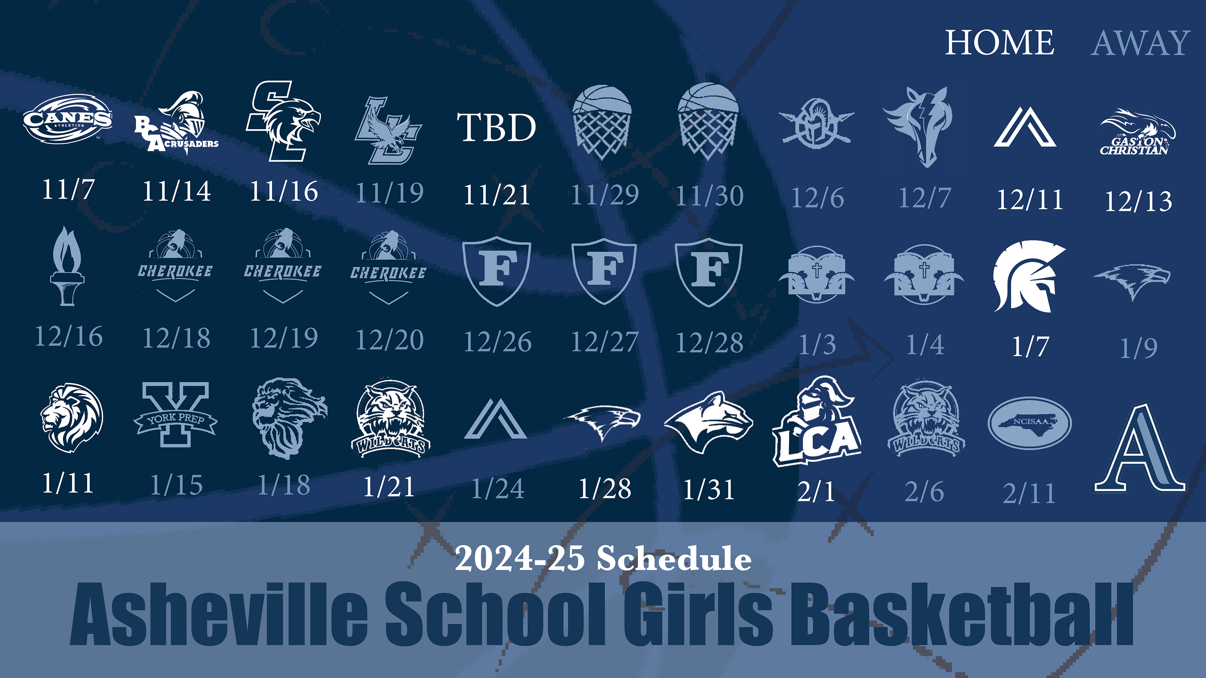 Asheville Basketball Schedule