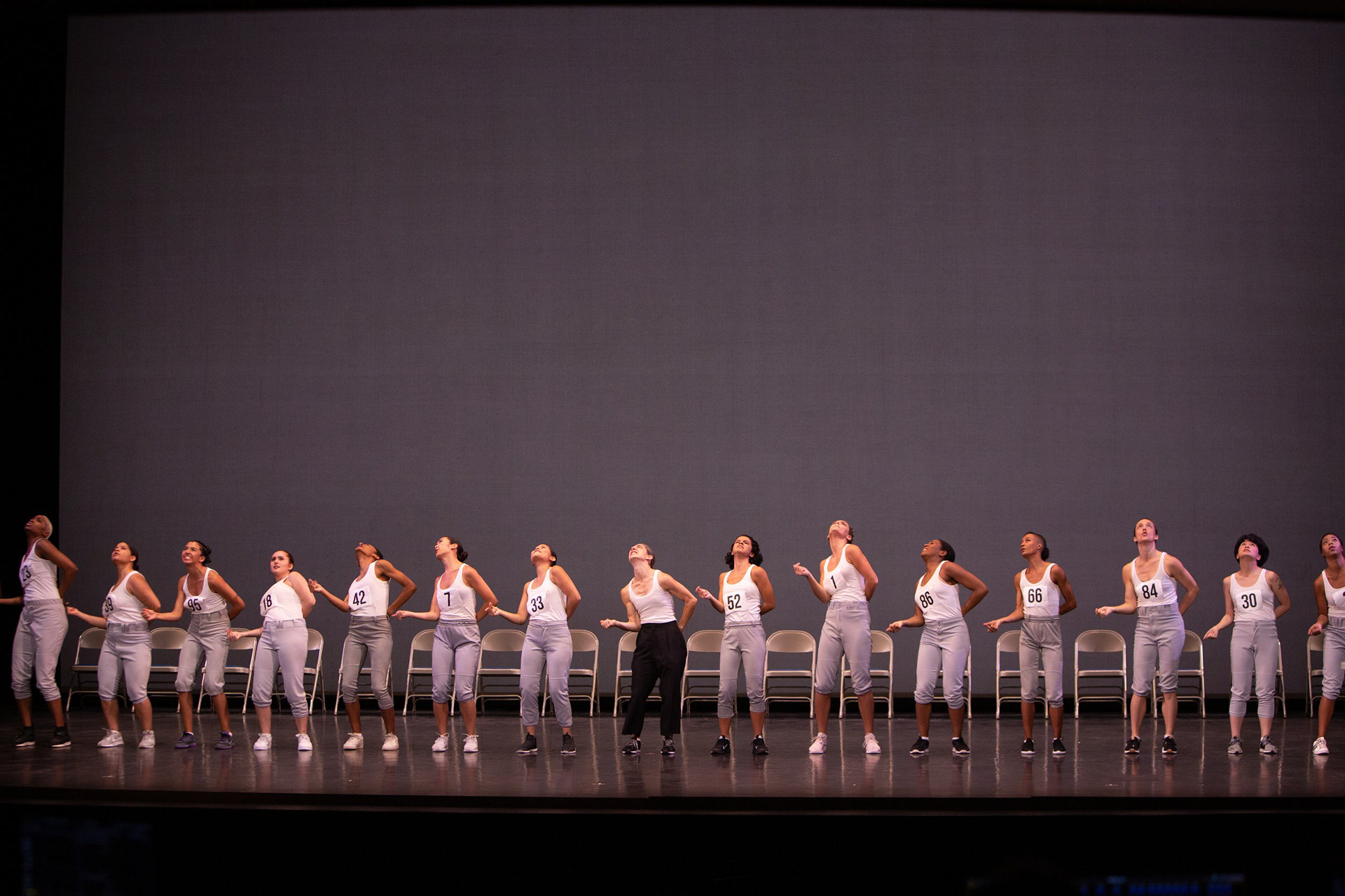 Monica Bill Barnes & Company, The Running Show at New York City Center's Fall for Dance Festival. Photo by Julia Discenza
