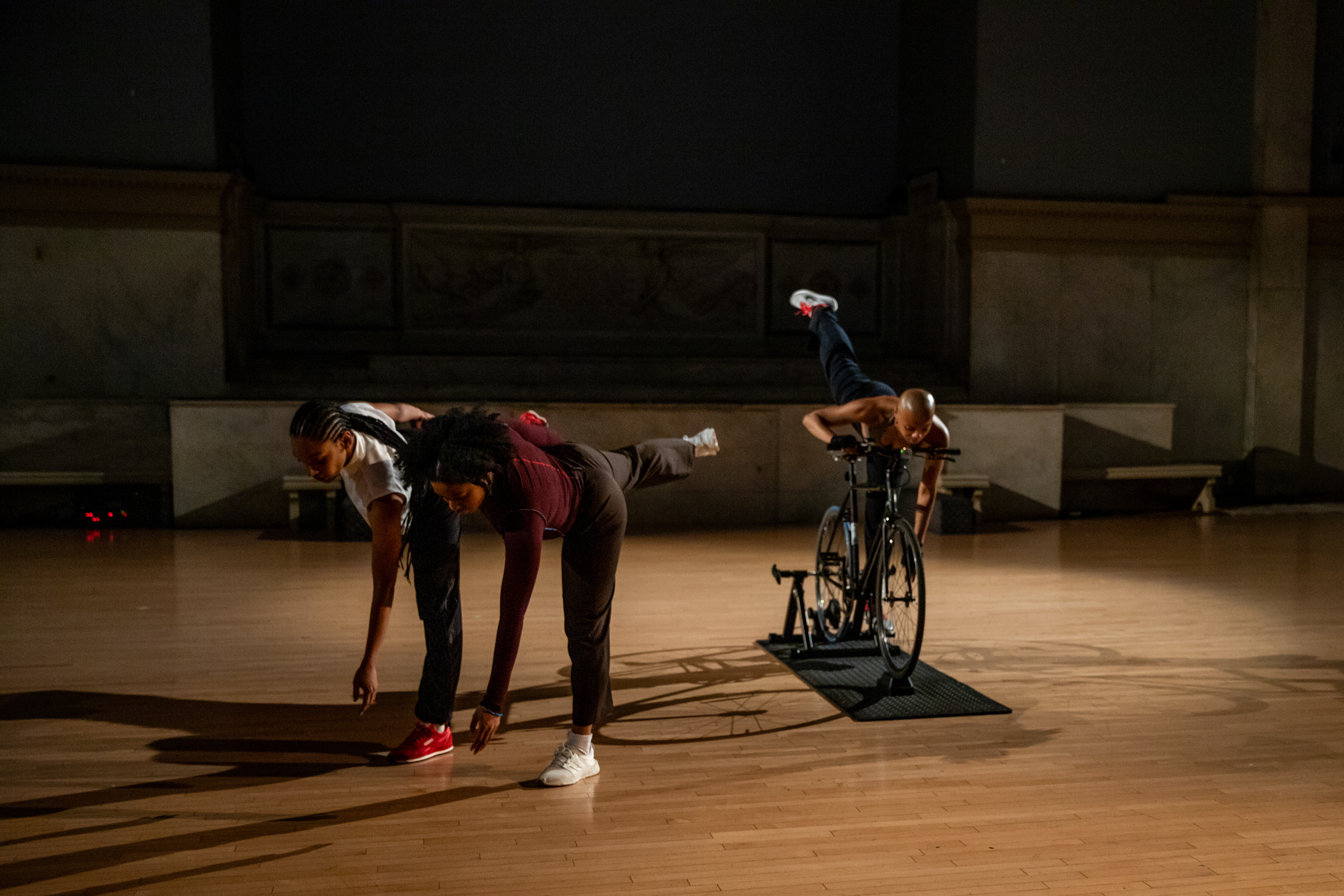 Katherine Paola De La Cruz, Dirty Laundry Excerpt at Movement Research for Judson. Photo by Rachel Keane