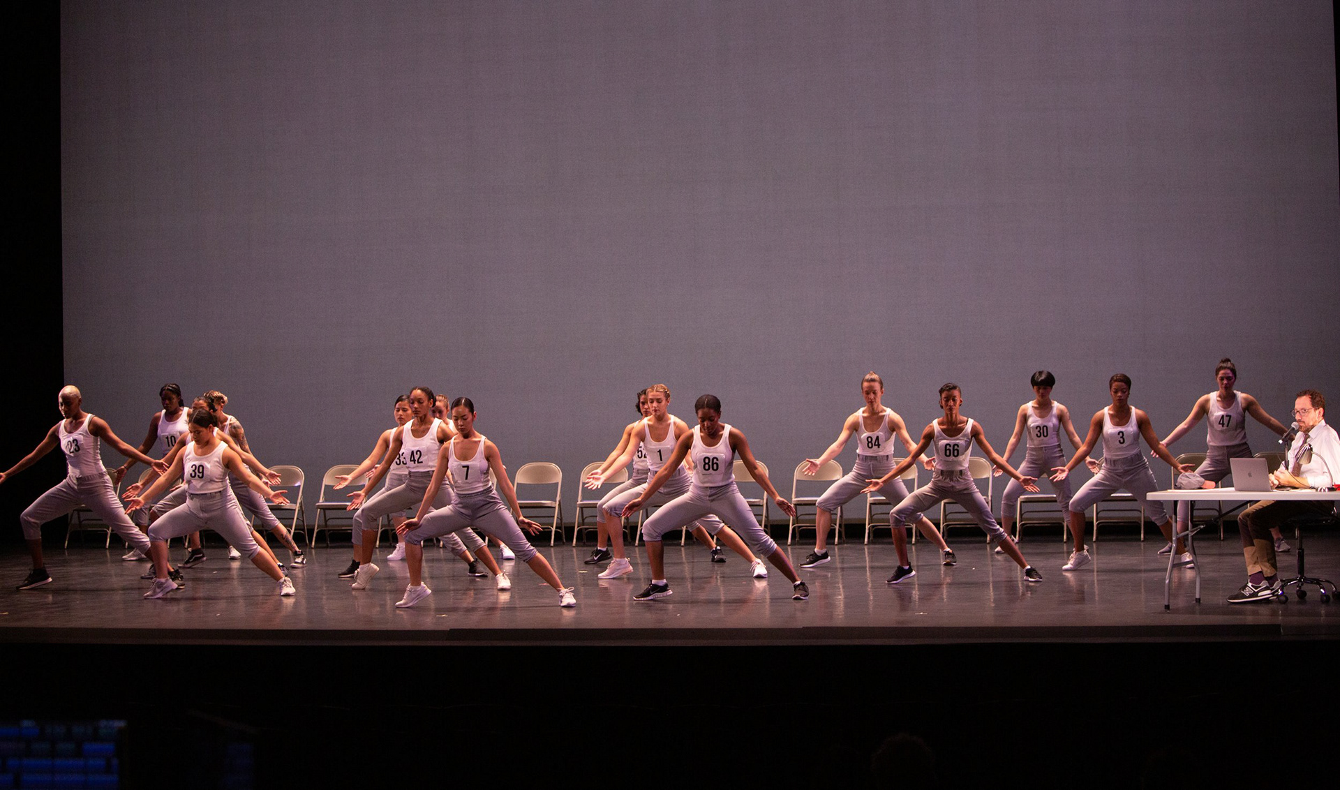 Monica Bill Barnes & Company, The Running Show at New York City Center's Fall for Dance Festival. Photo by Julia Discenza