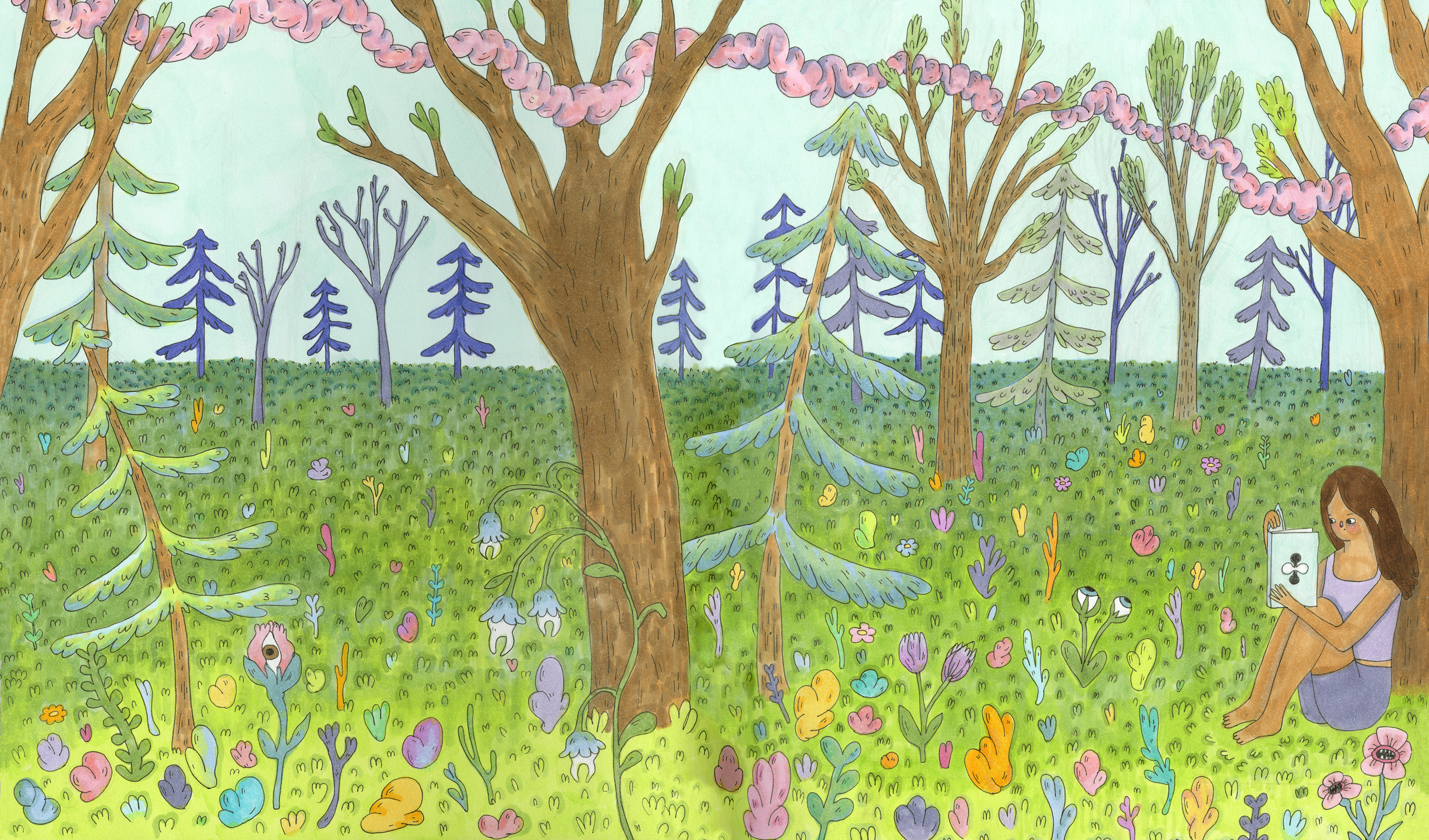 Illustration for the cover of the Brown Journal of Healthcare and Advancement