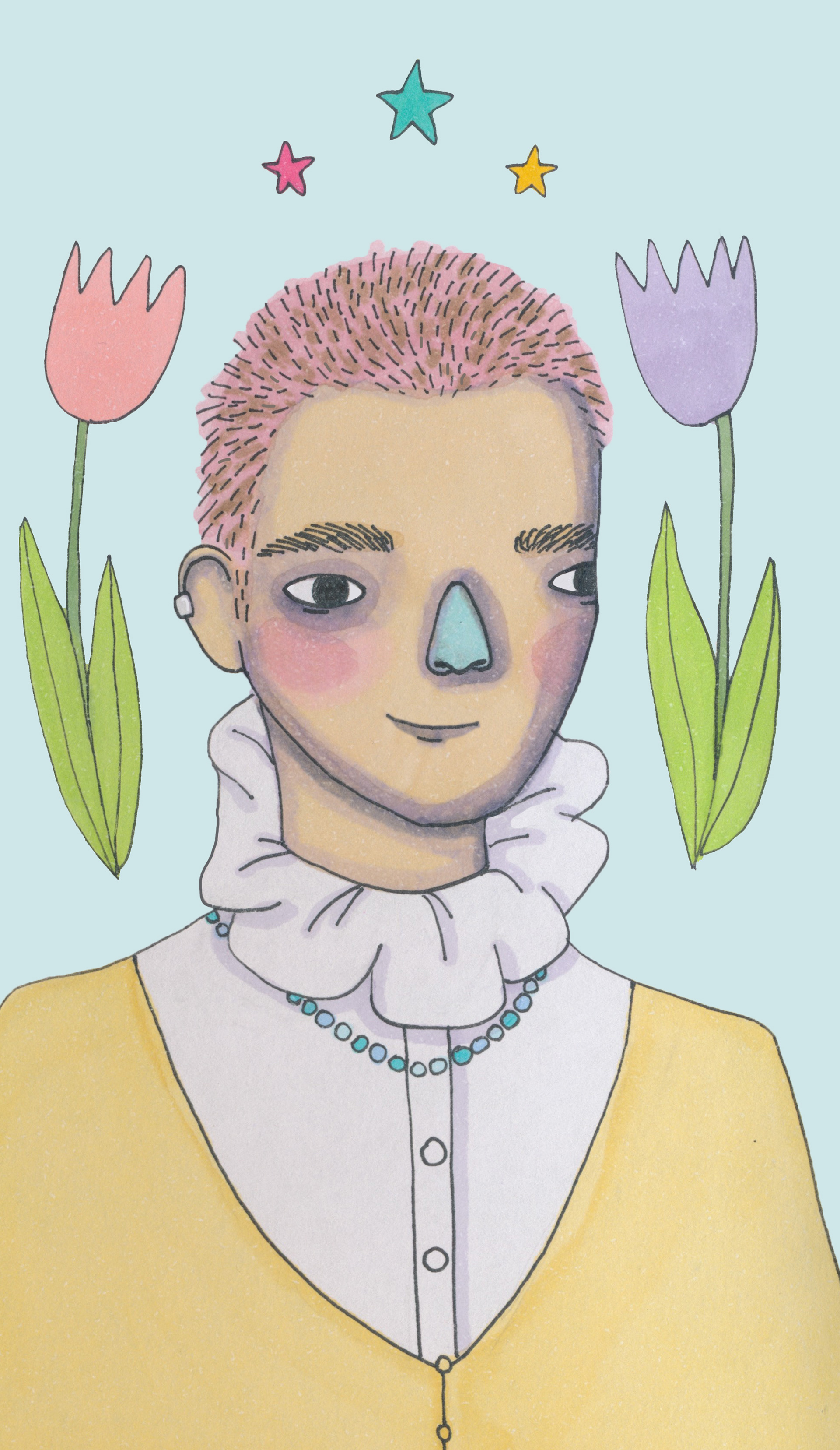 Illustration for an article titled “Glamming It Up, Gilded Style” published in MUSE Magazine.