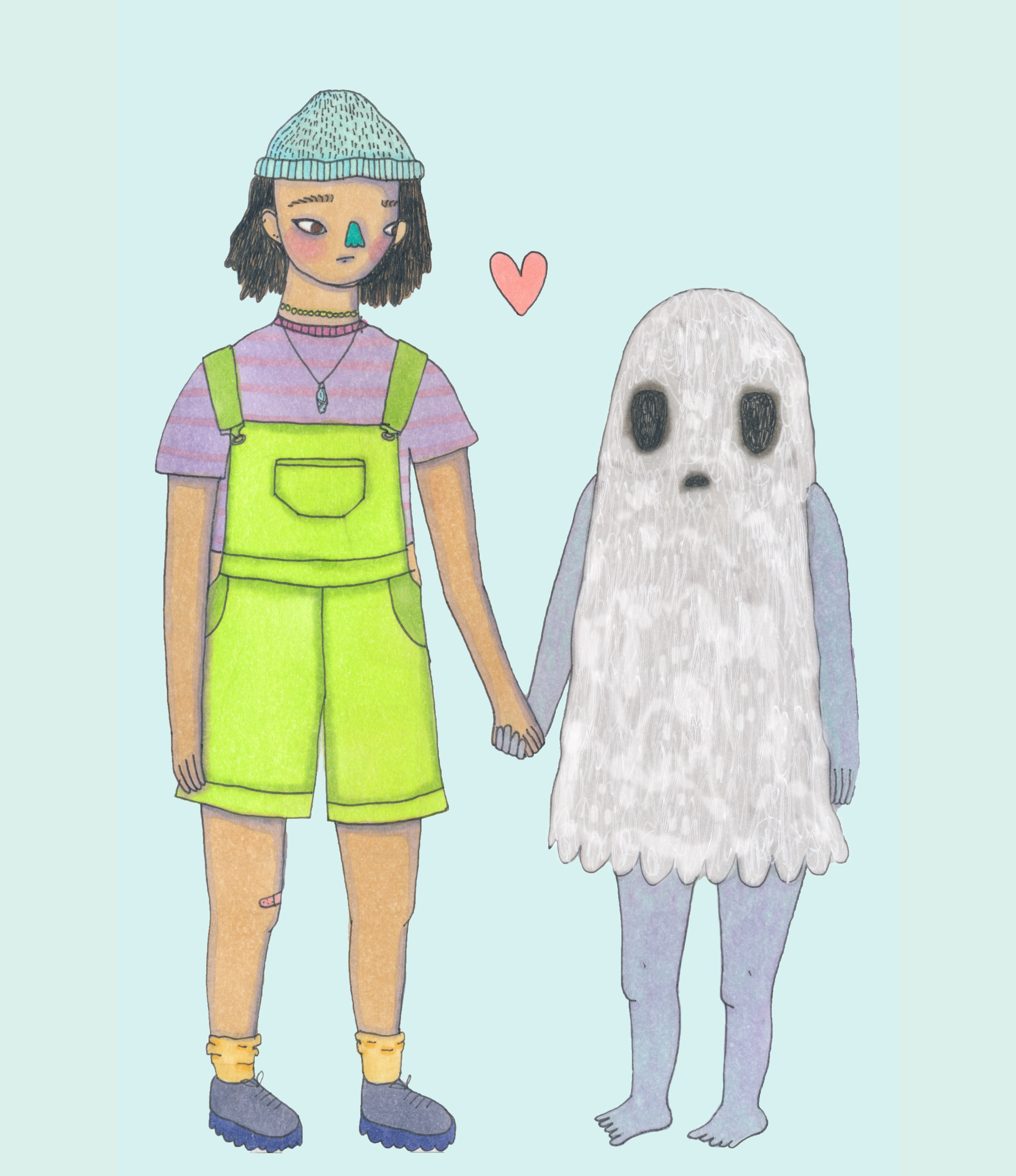 Illustration for an article titled "Ghosted - Not the Kind with Casper" published in MUSE Magazine.