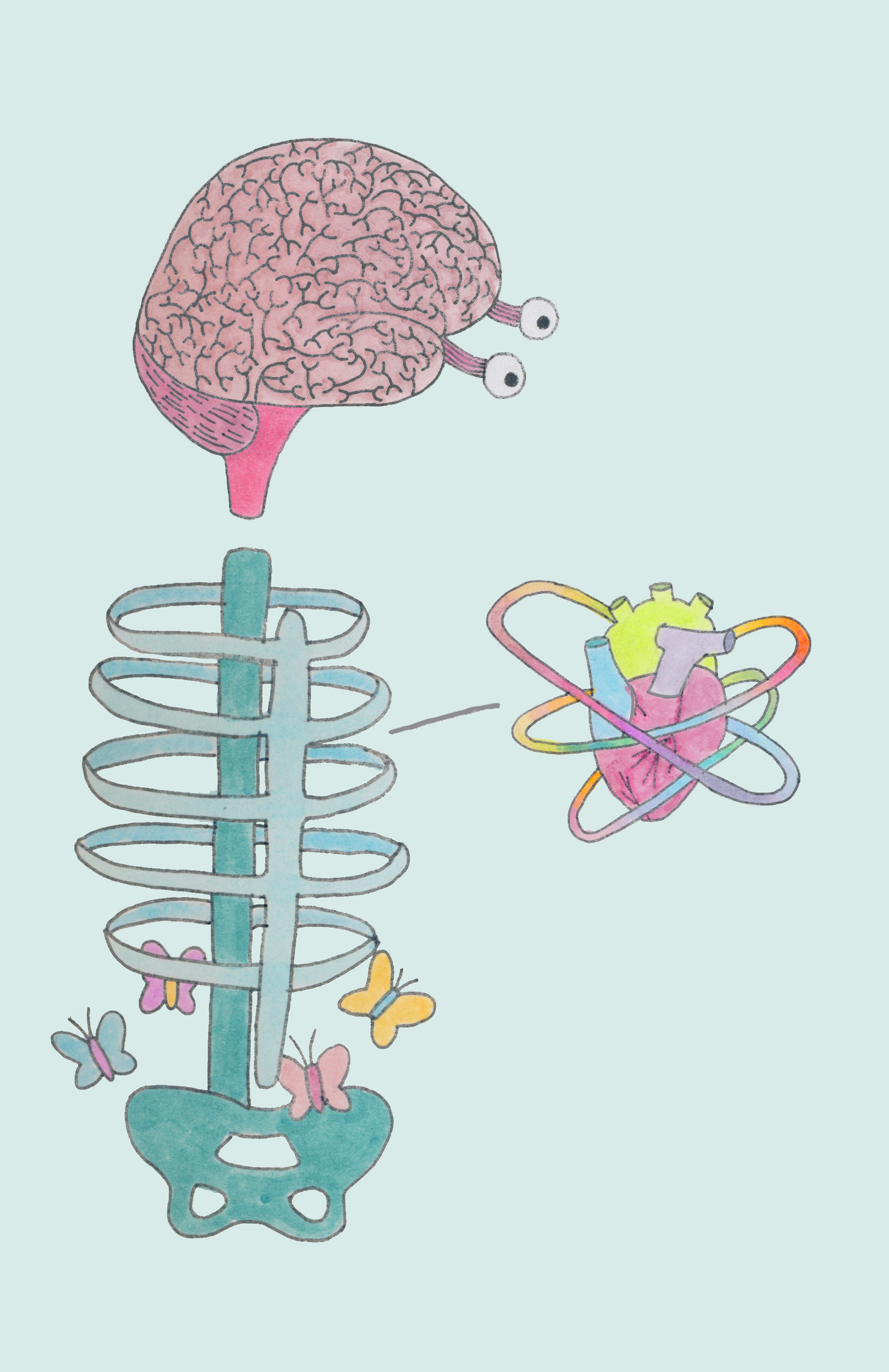 Illustration for an article titled "Third Time's the Charm" published in MUSE Magazine.