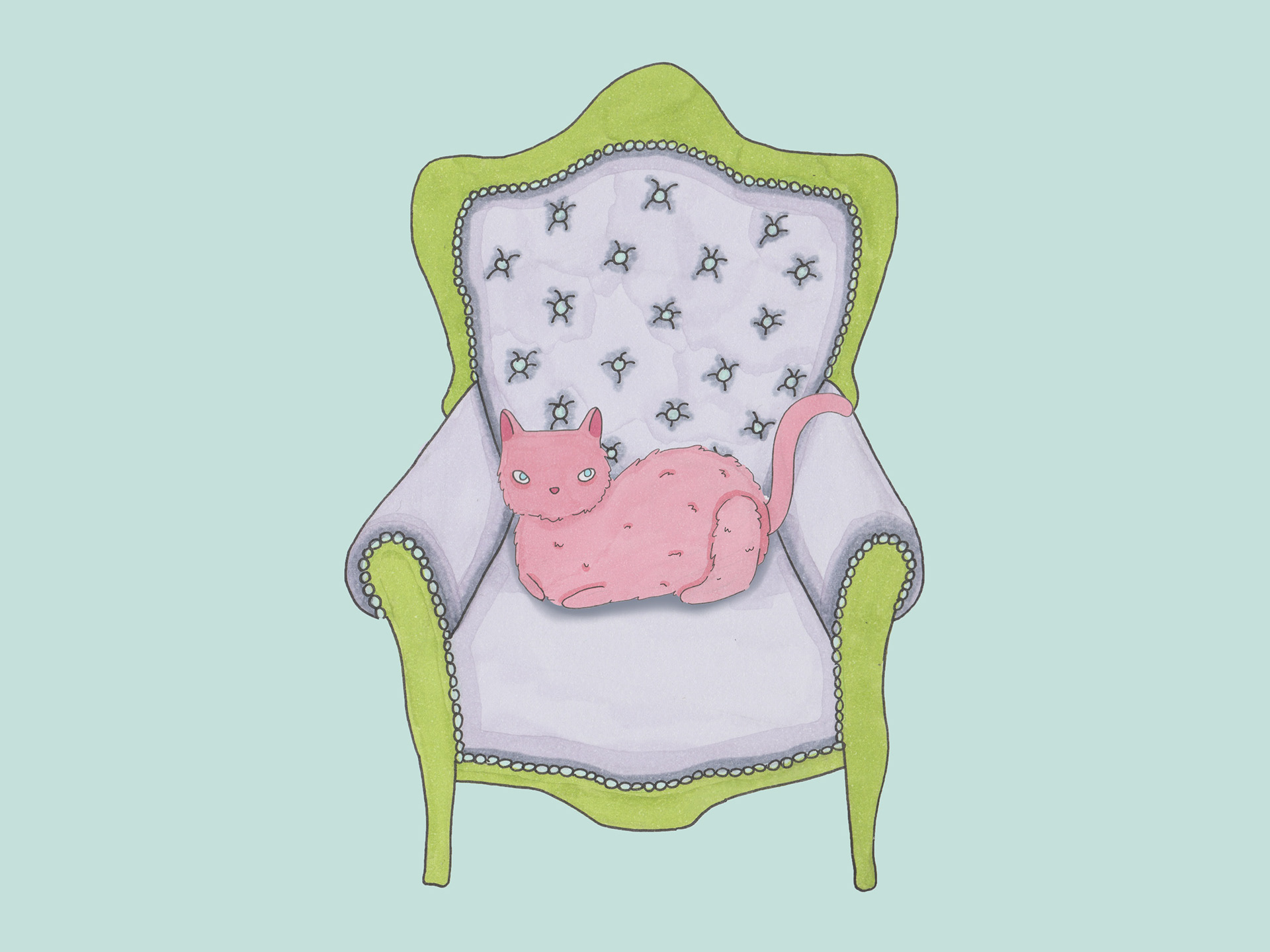 Illustration for an article titled “Pet Love” published in MUSE Magazine.