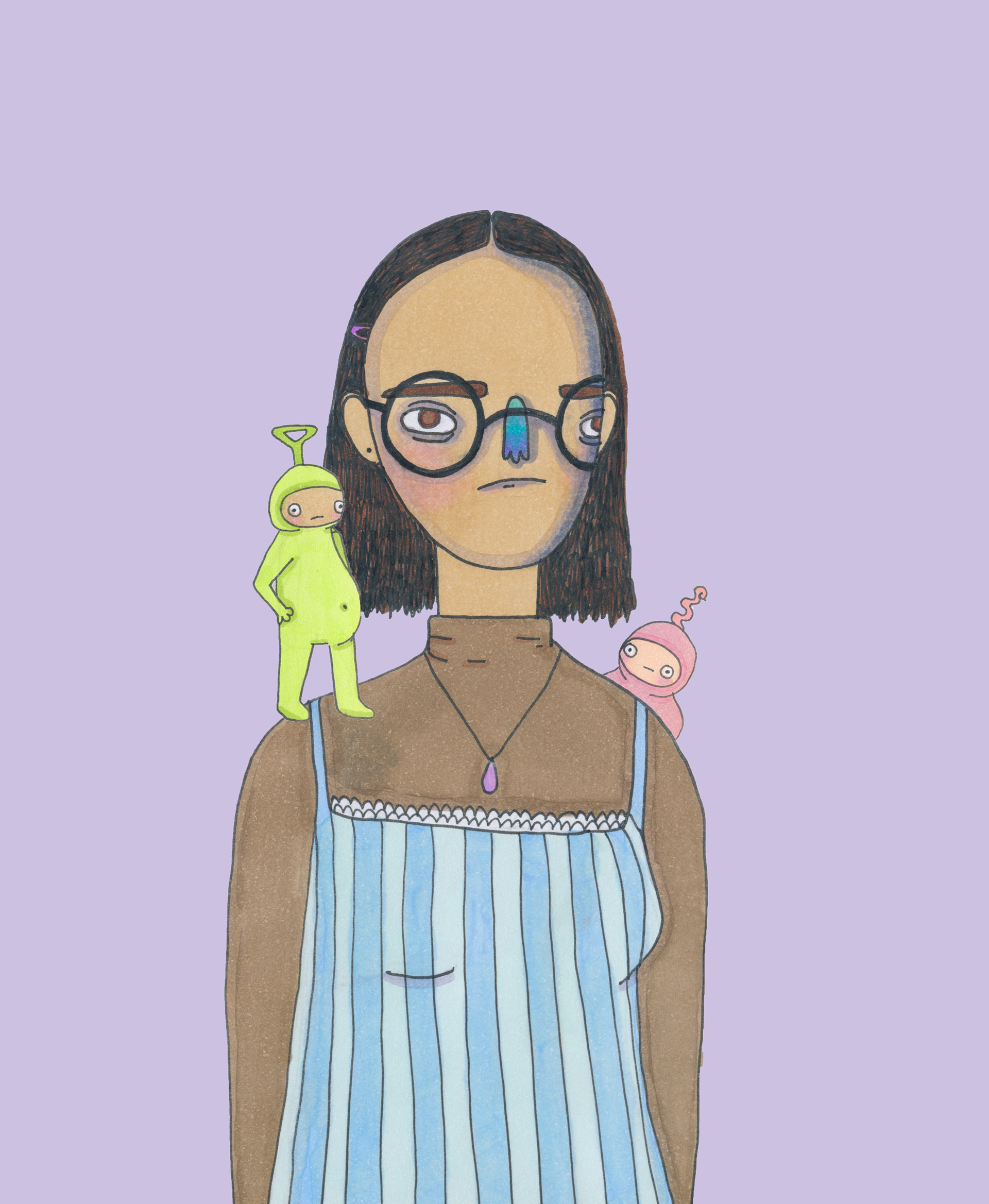 Illustration for MUSE Magazine's Mental Health Week Promotion.