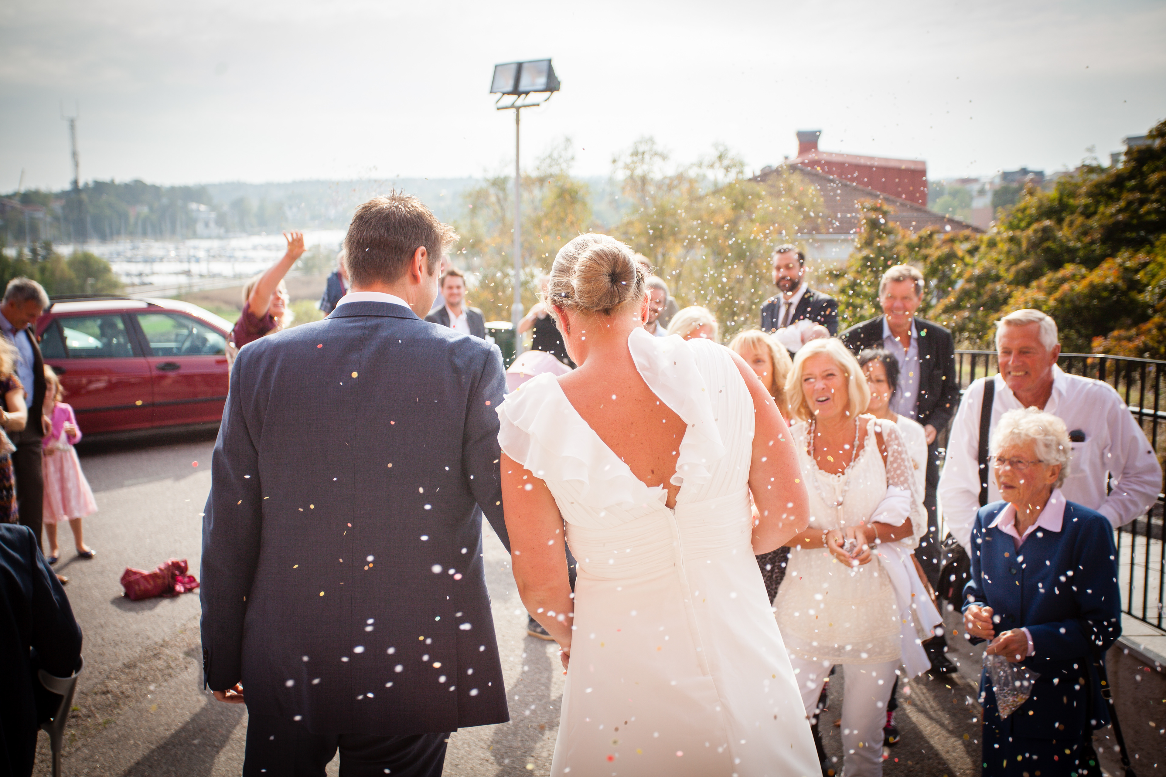 Bröllopsfoto Nynäshamns kyrka
