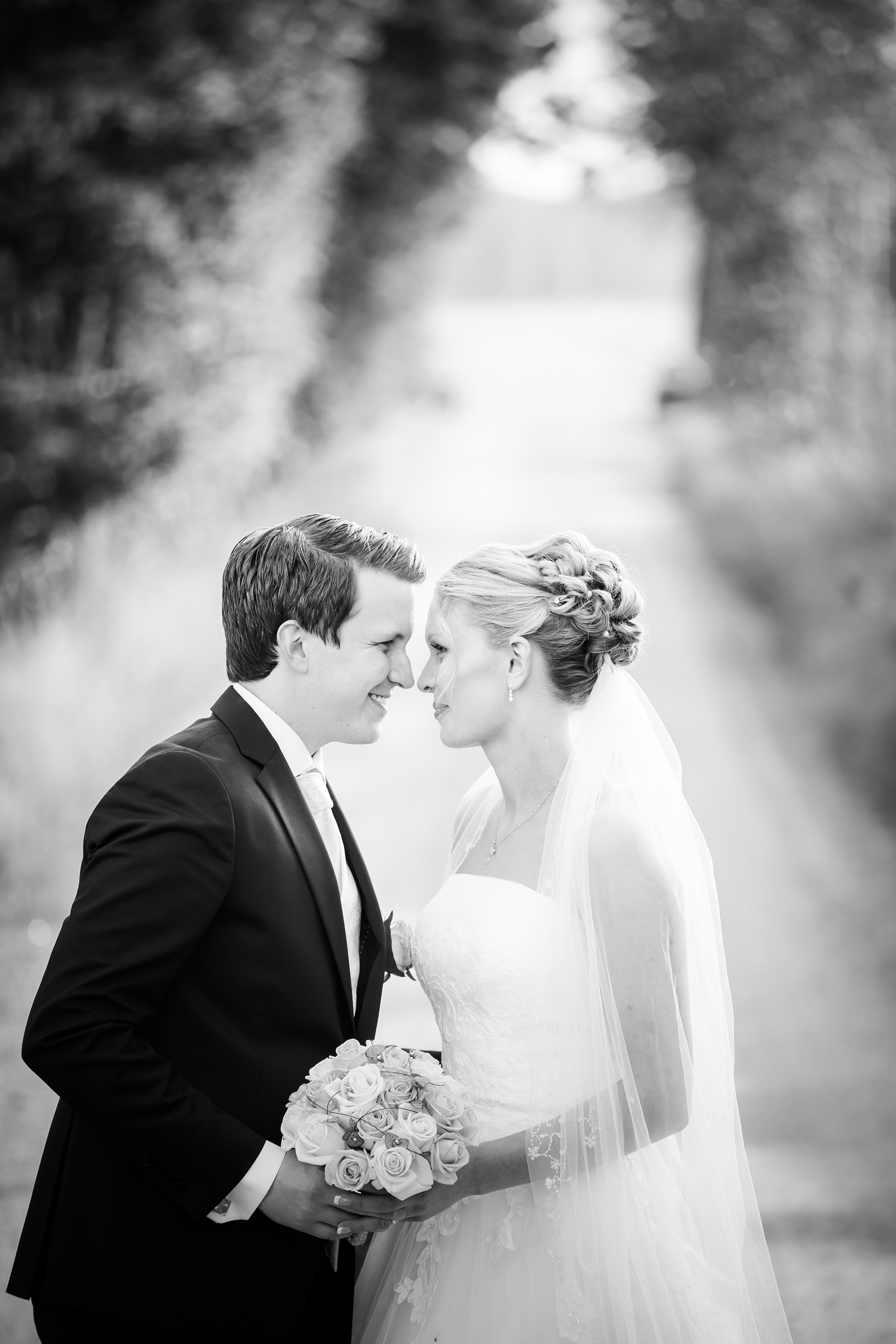 Bröllopsporträtt i Nynäshamn bröllopsfotograf Anna Andersson i Nynäshamn