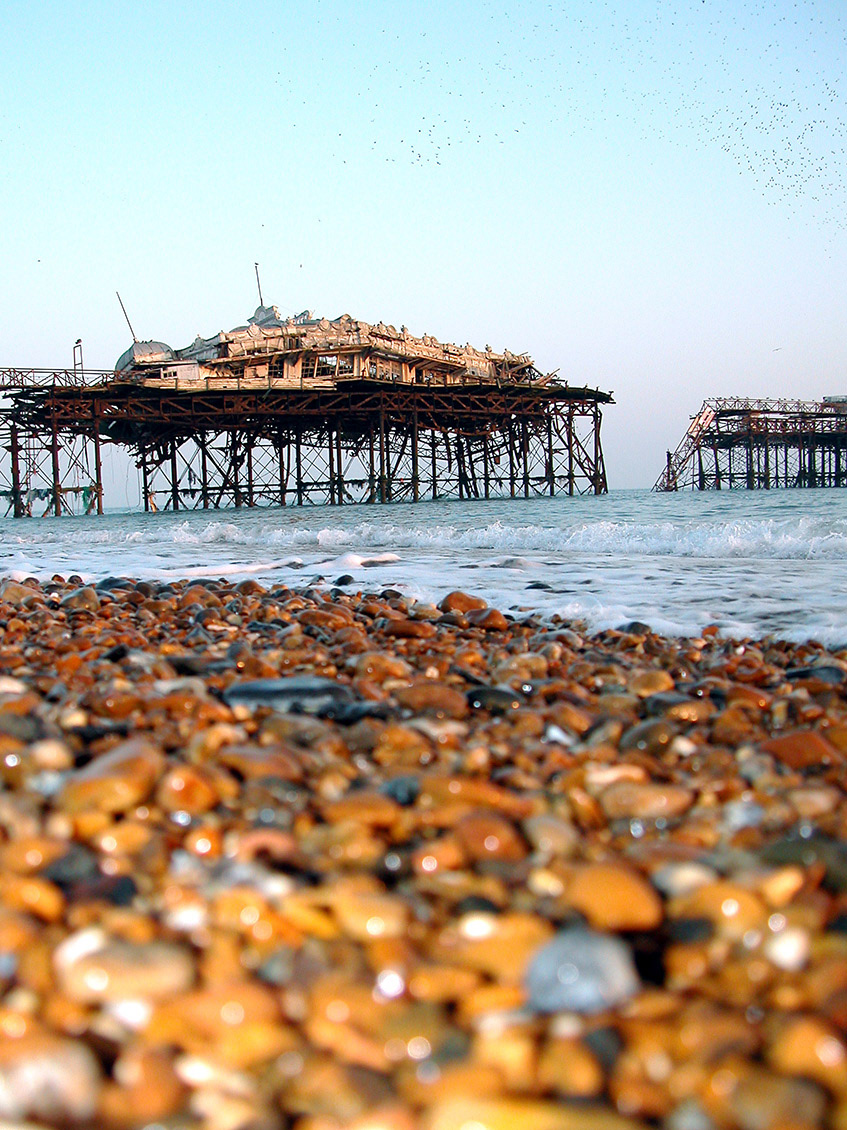 West Pier in Brighton - Using a polariser