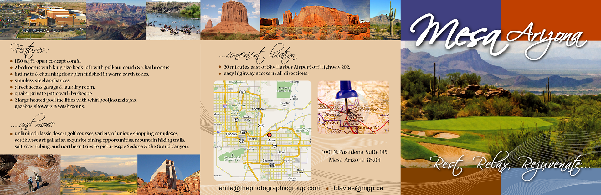 Rental home flyer front