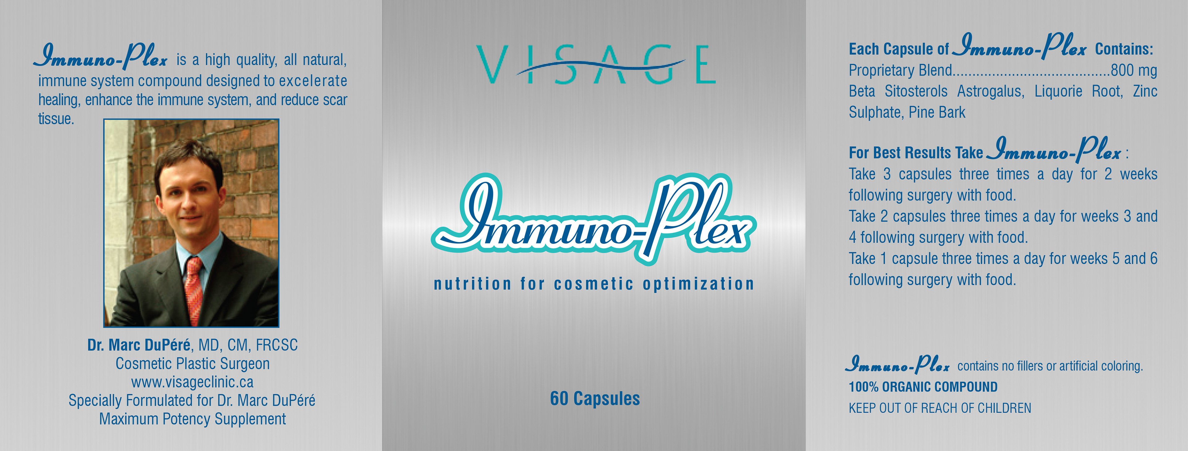 Immuno-plex bottle label
