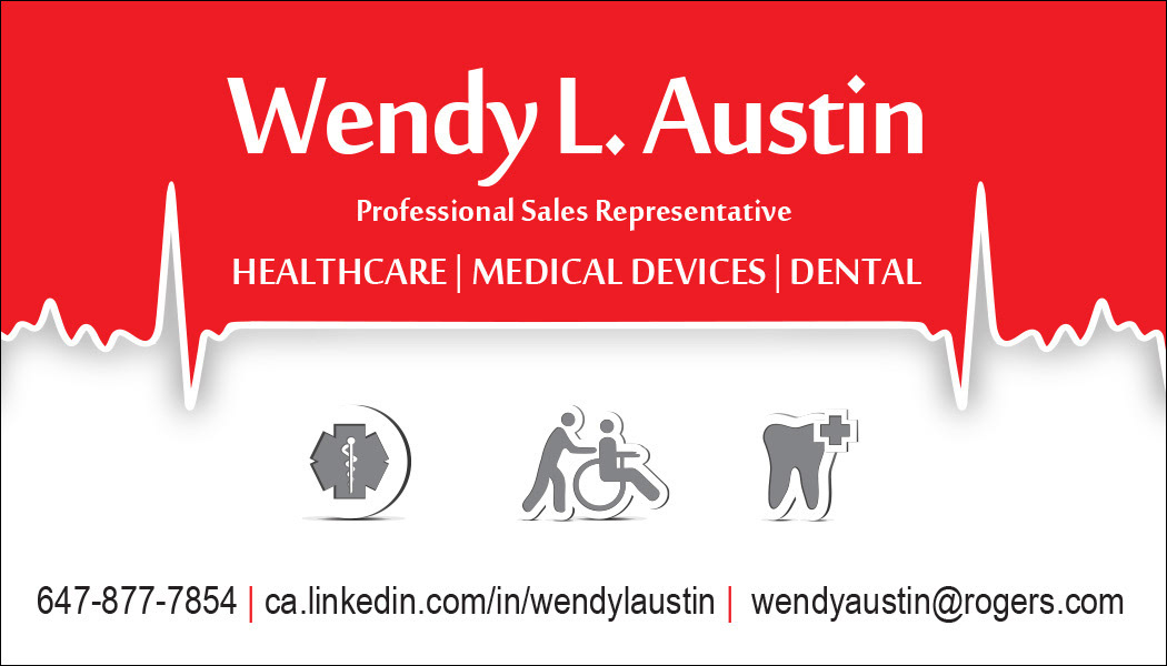 Healthcare, medical devices and dental business card