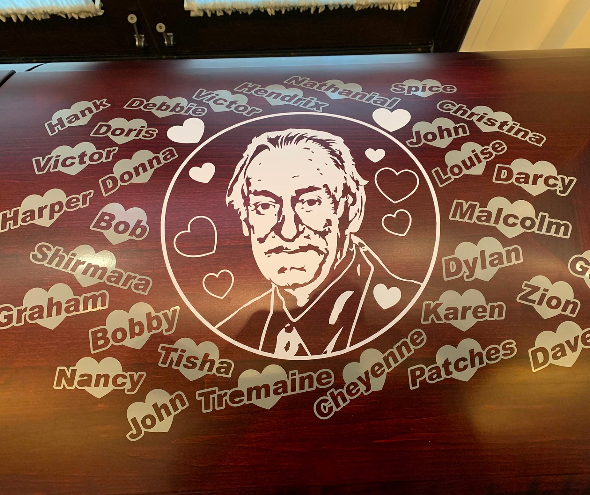 Rememberance Casket wrap