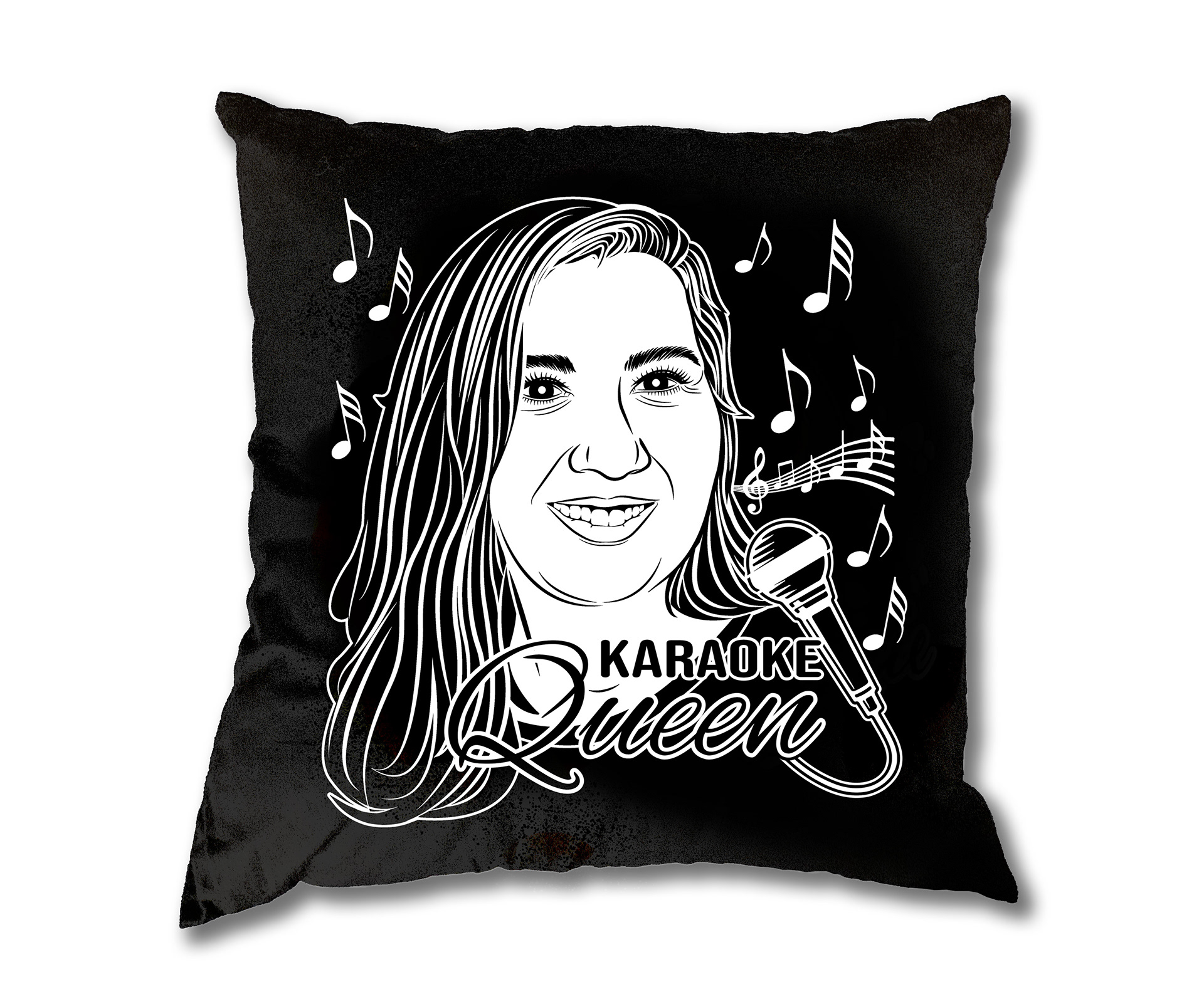 Karaoke queen cushion