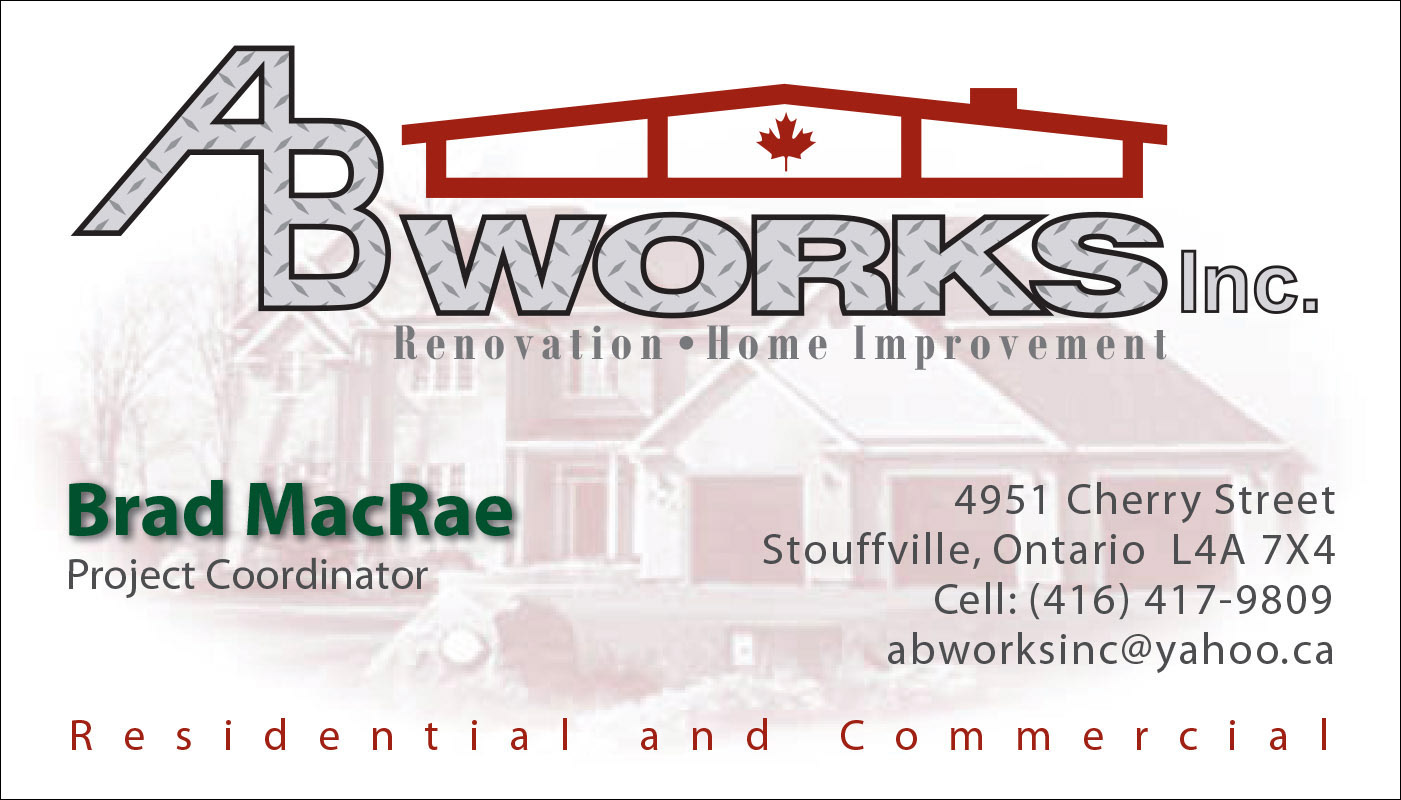 AB Works Inc. business card