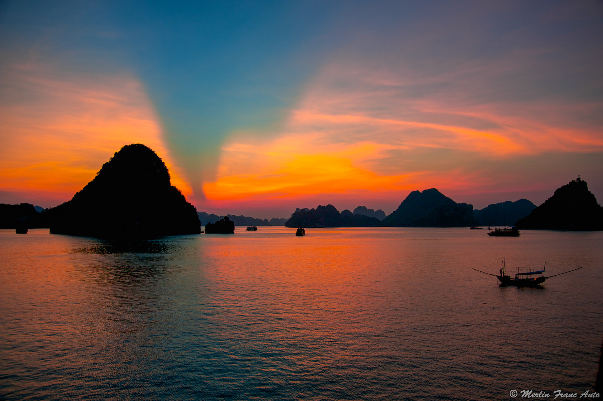 Halong bay, Vietnam.