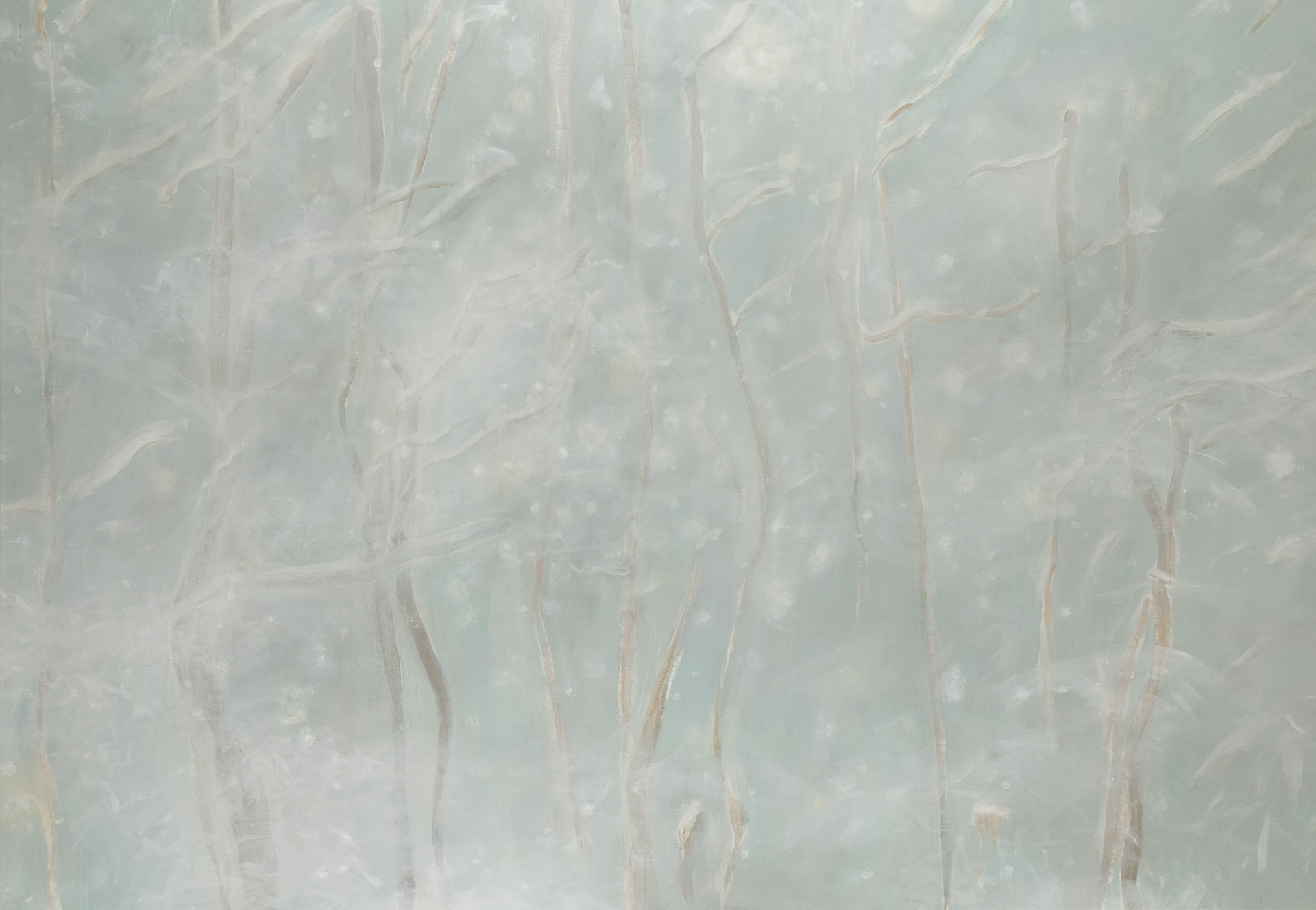 some blessings in winter. 2007; 150x200cm; acrylics on canvas.