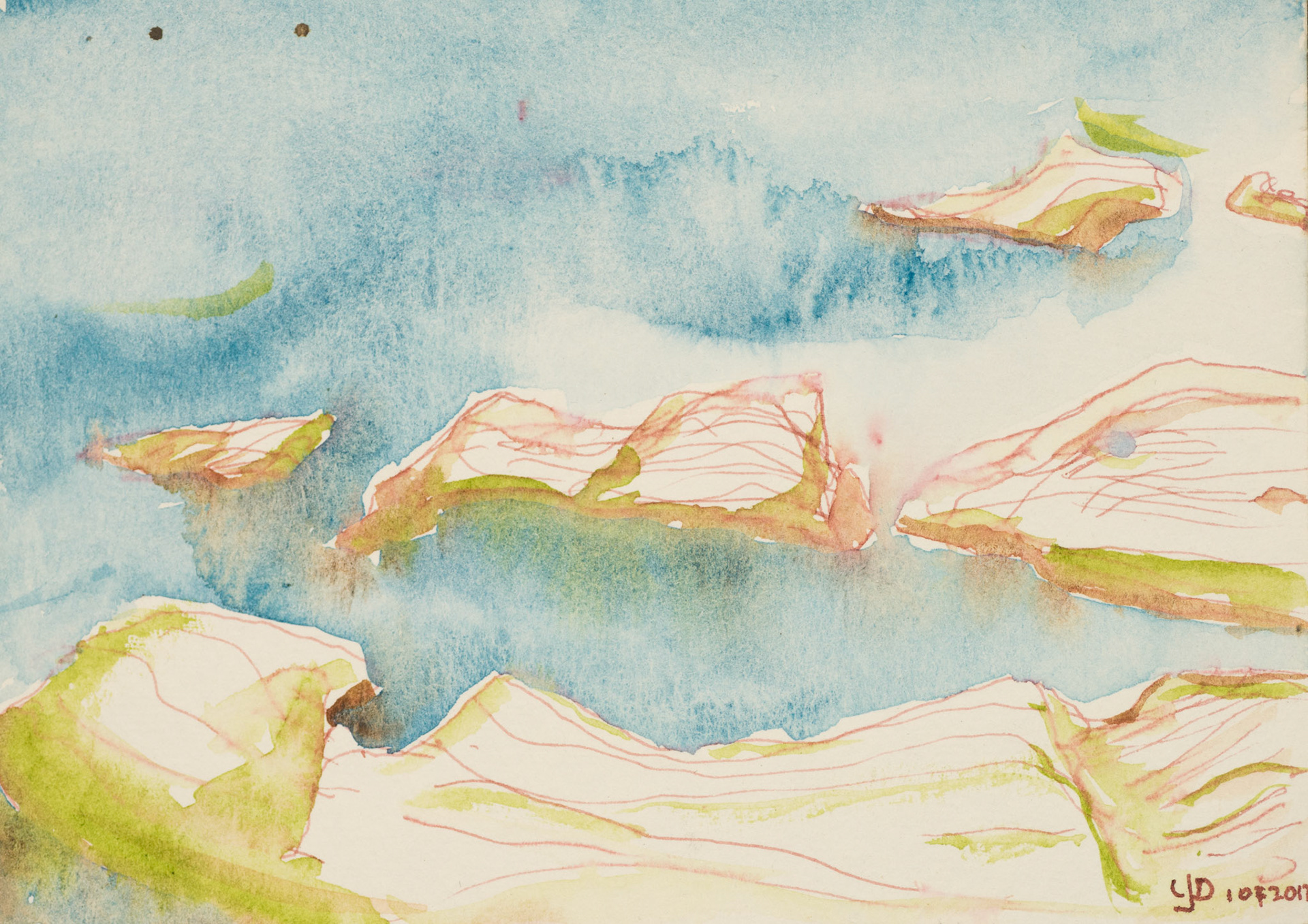 along the layola brook