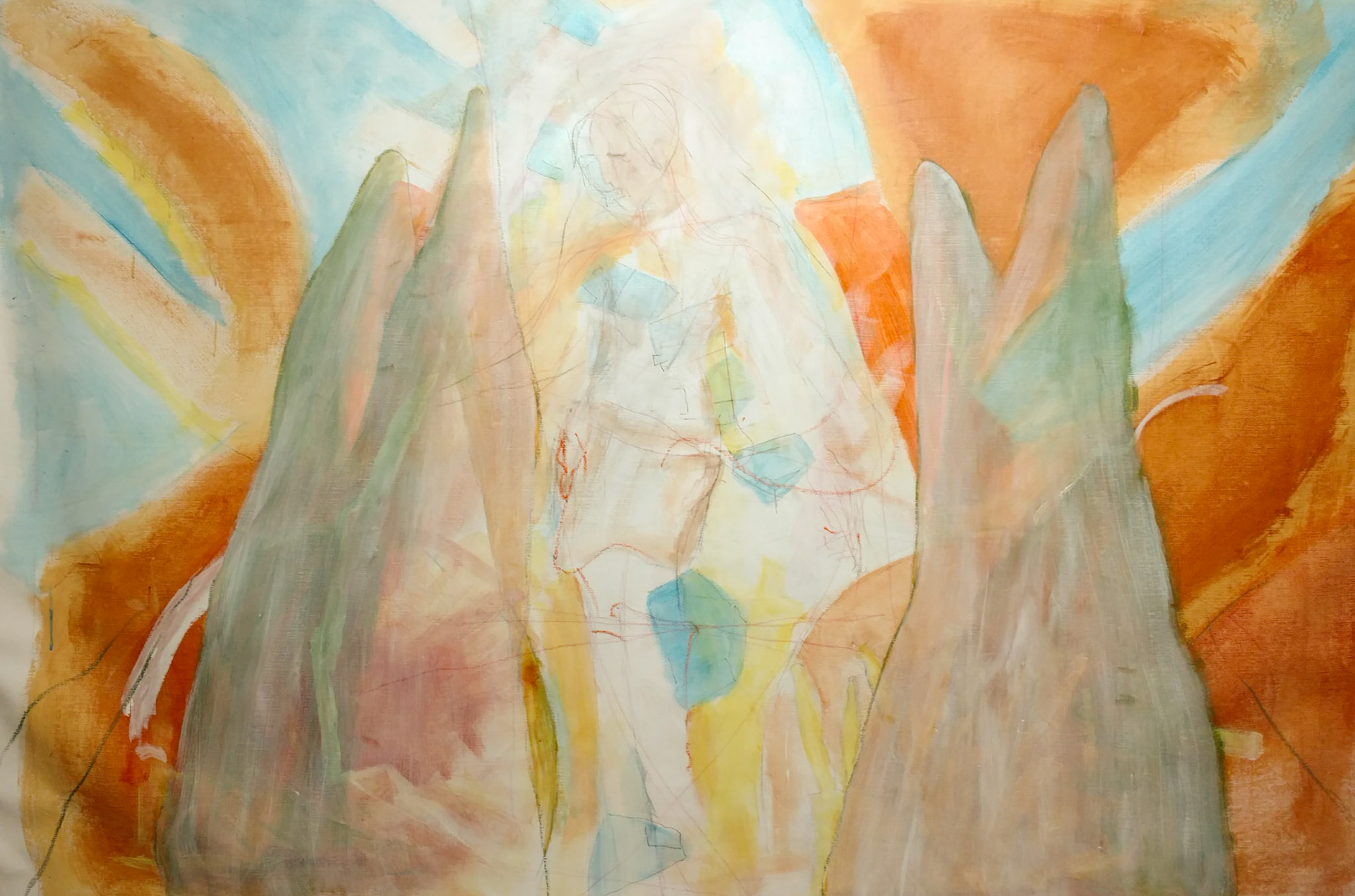 love rocks. 200x150cm. acrylics on canvas