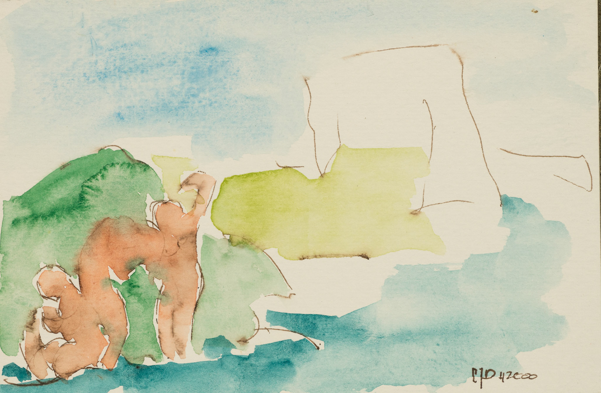 and eyes truly, three virgins washing the river blue