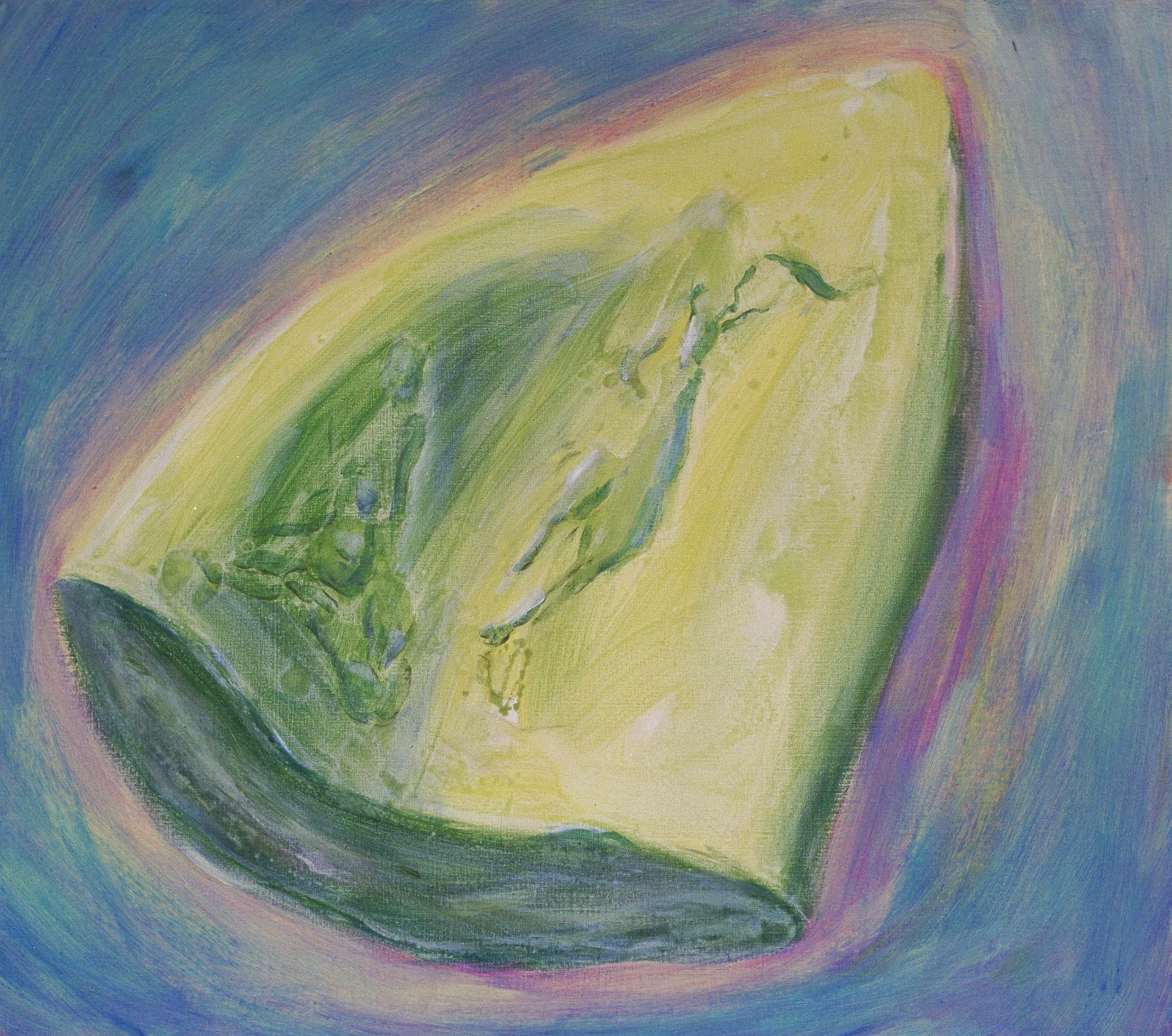 loosing tooth. 1998. oil on linen. 85x95 cm