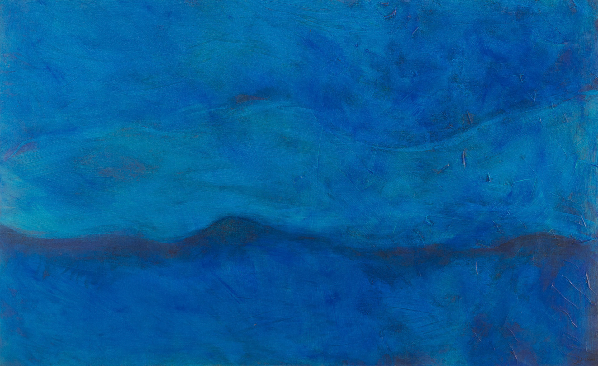 blue body. 2006; 75x120cm; acrylics on canvas;