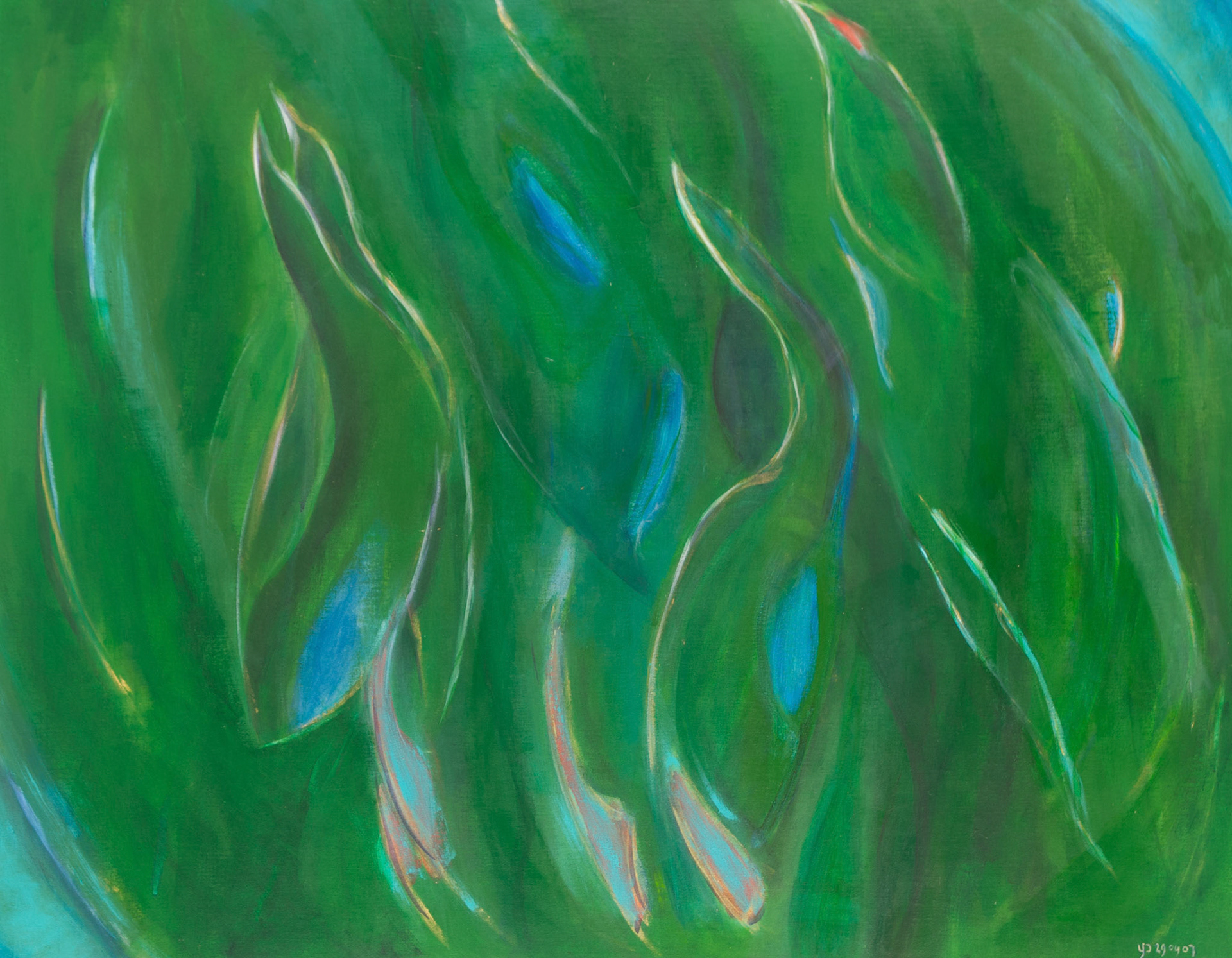 requium. 2006; 110x150cm; acrylics on canvas.