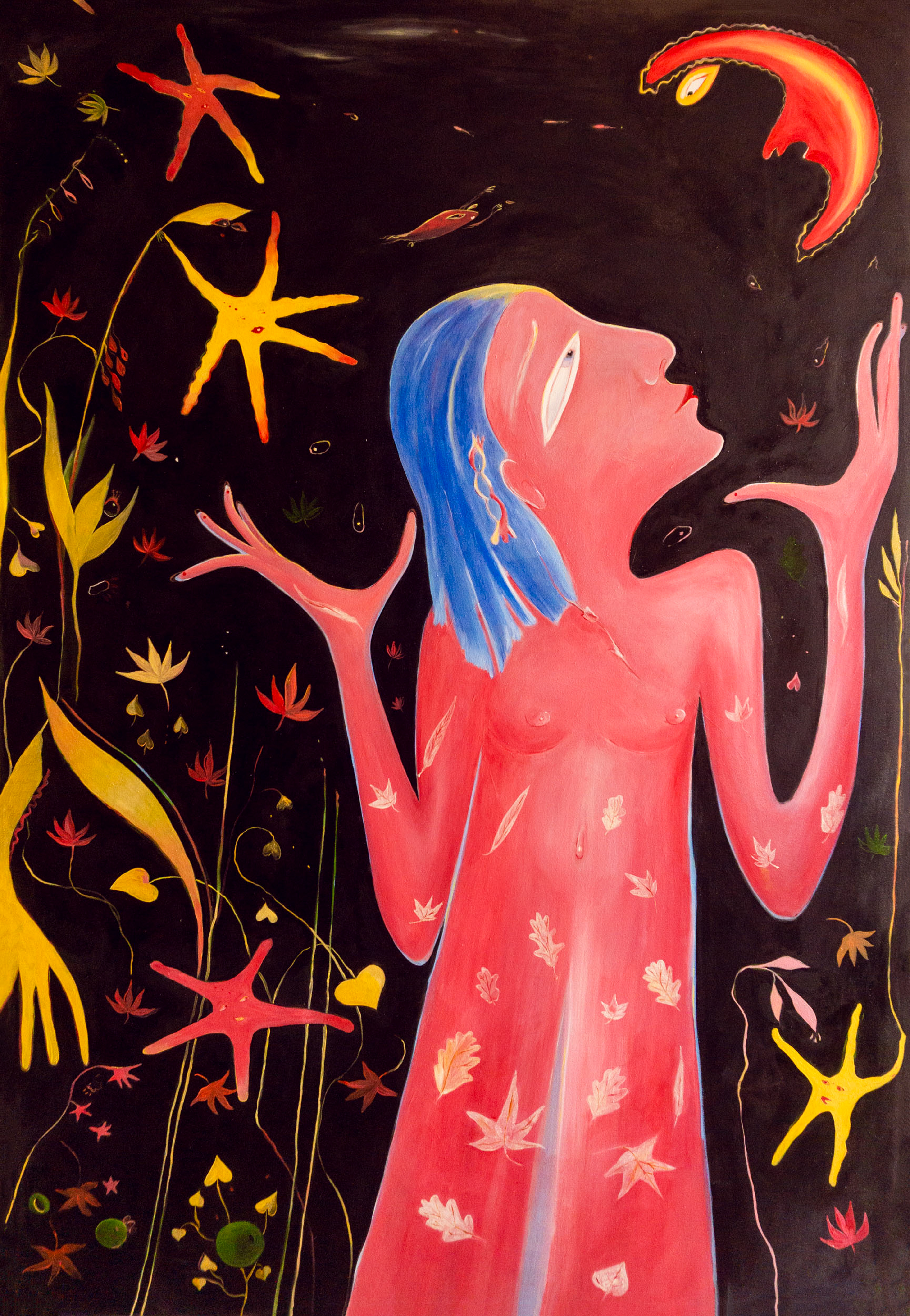 SOLD ( only prints ) Hymn to the beauty - the Autumn, oil on canvas, 175x122cm
