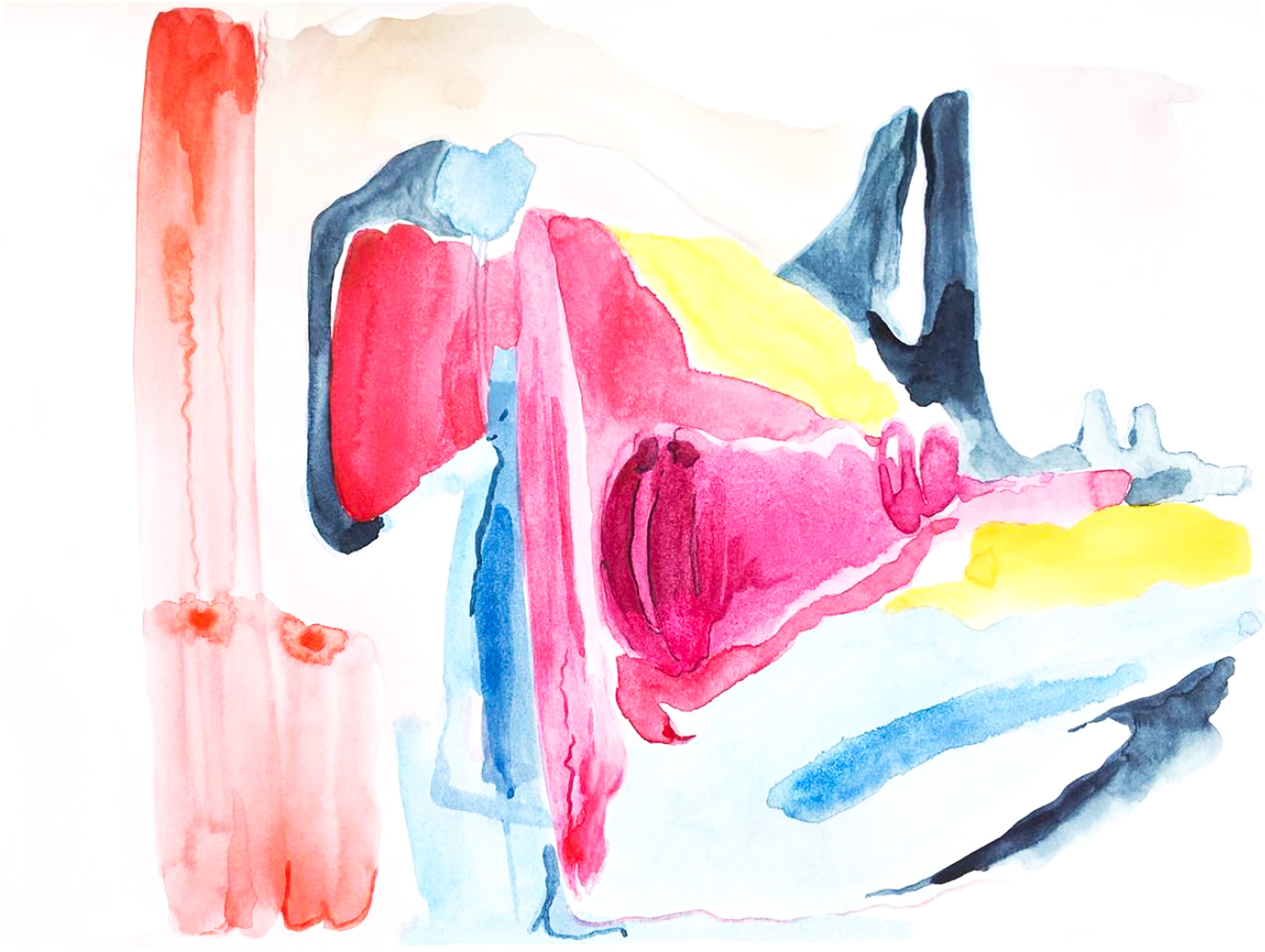Sometimes series, mixed media, 42x30cm