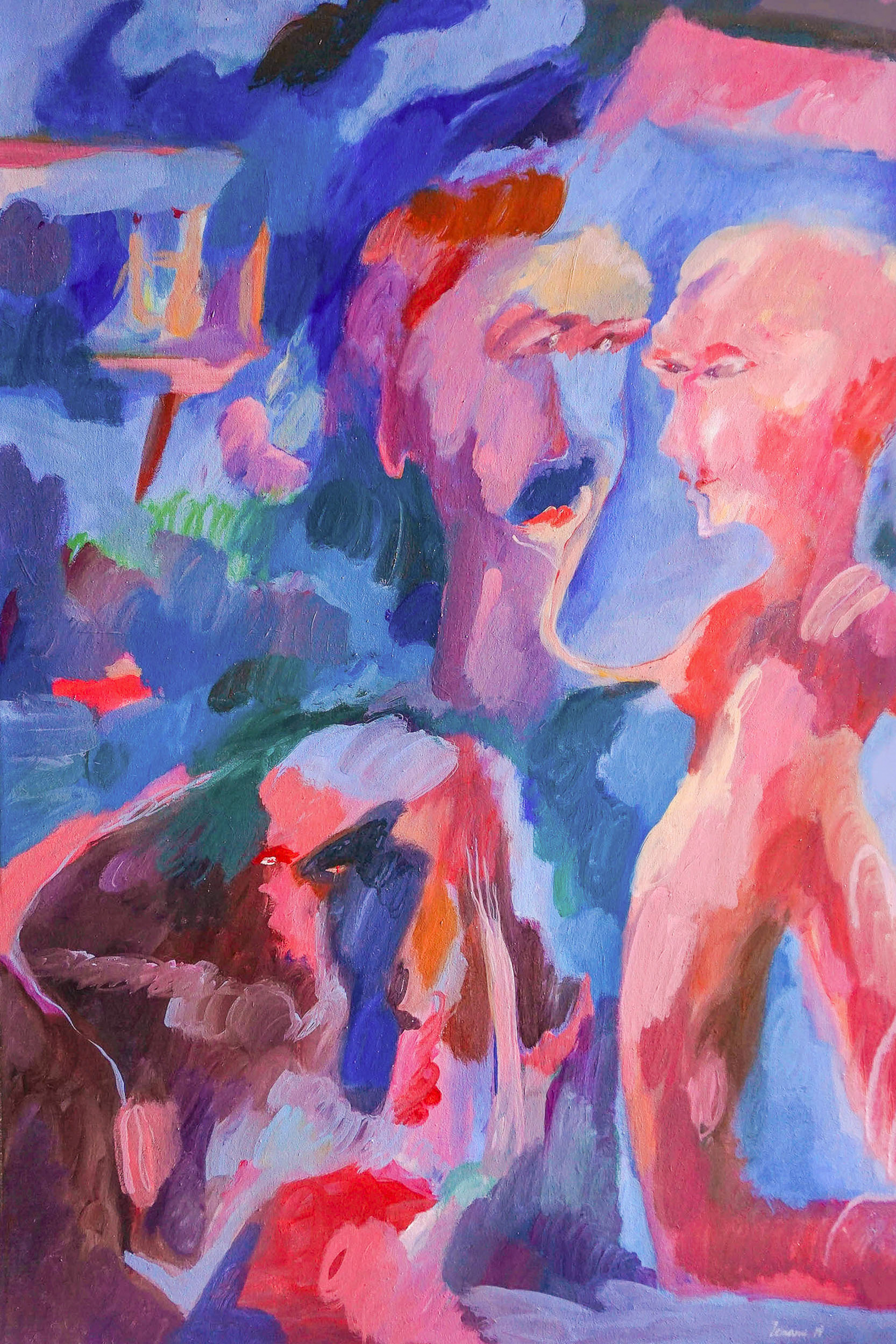 Chaos and Order, oil on canvas, 92x62cm