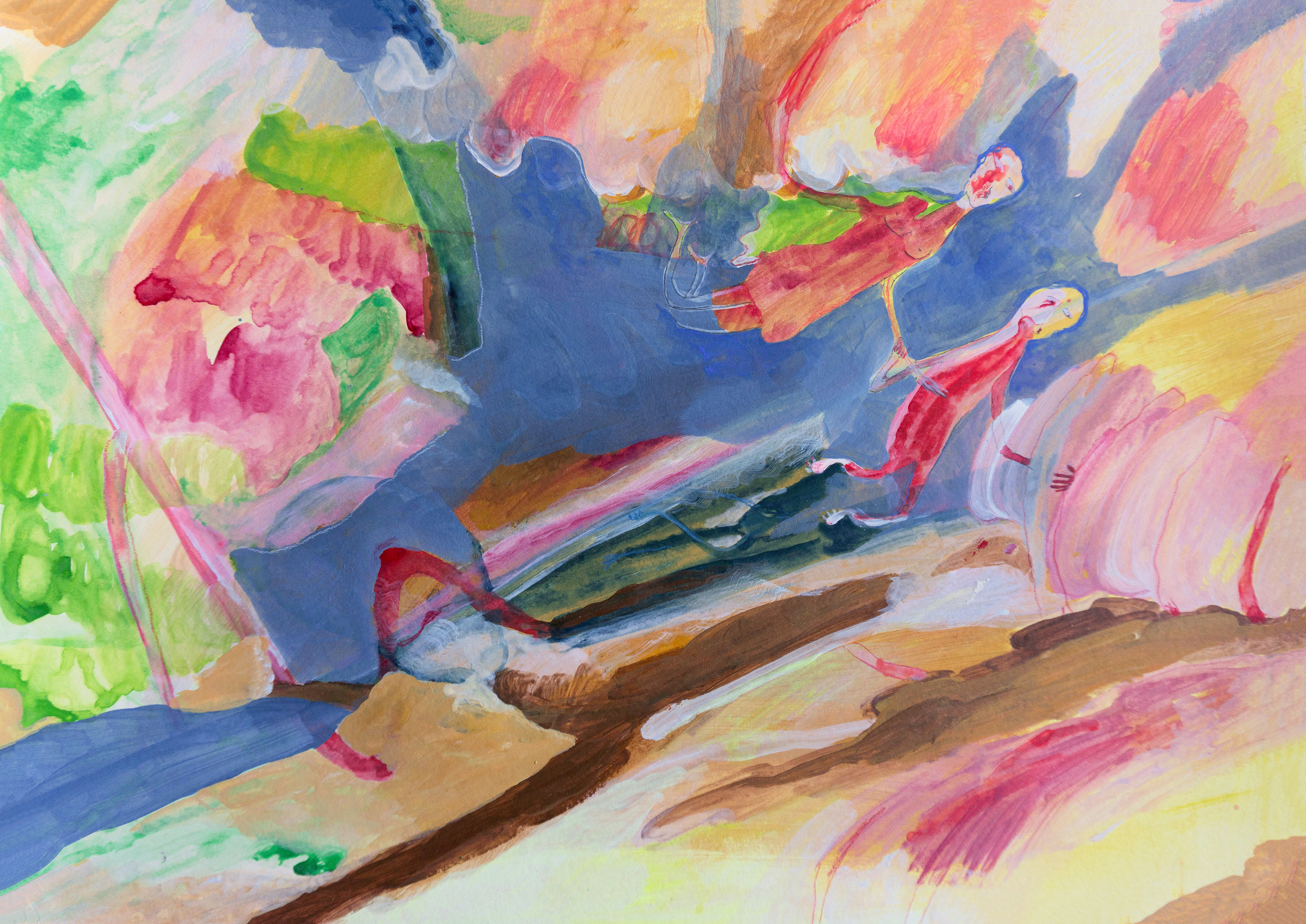 Come on ! Mixed media, 42x29cm