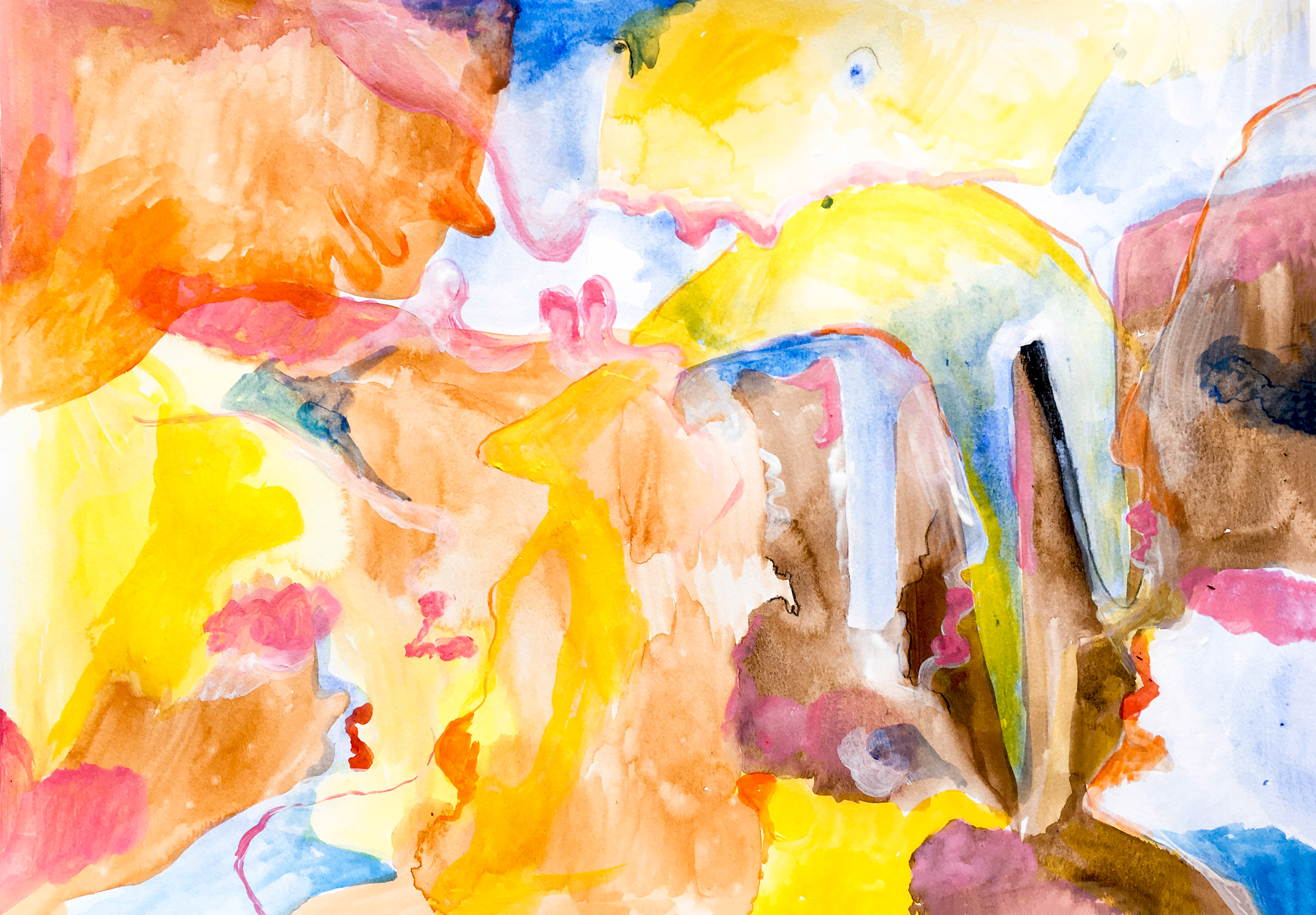 Language of love, mixed media, 60x40