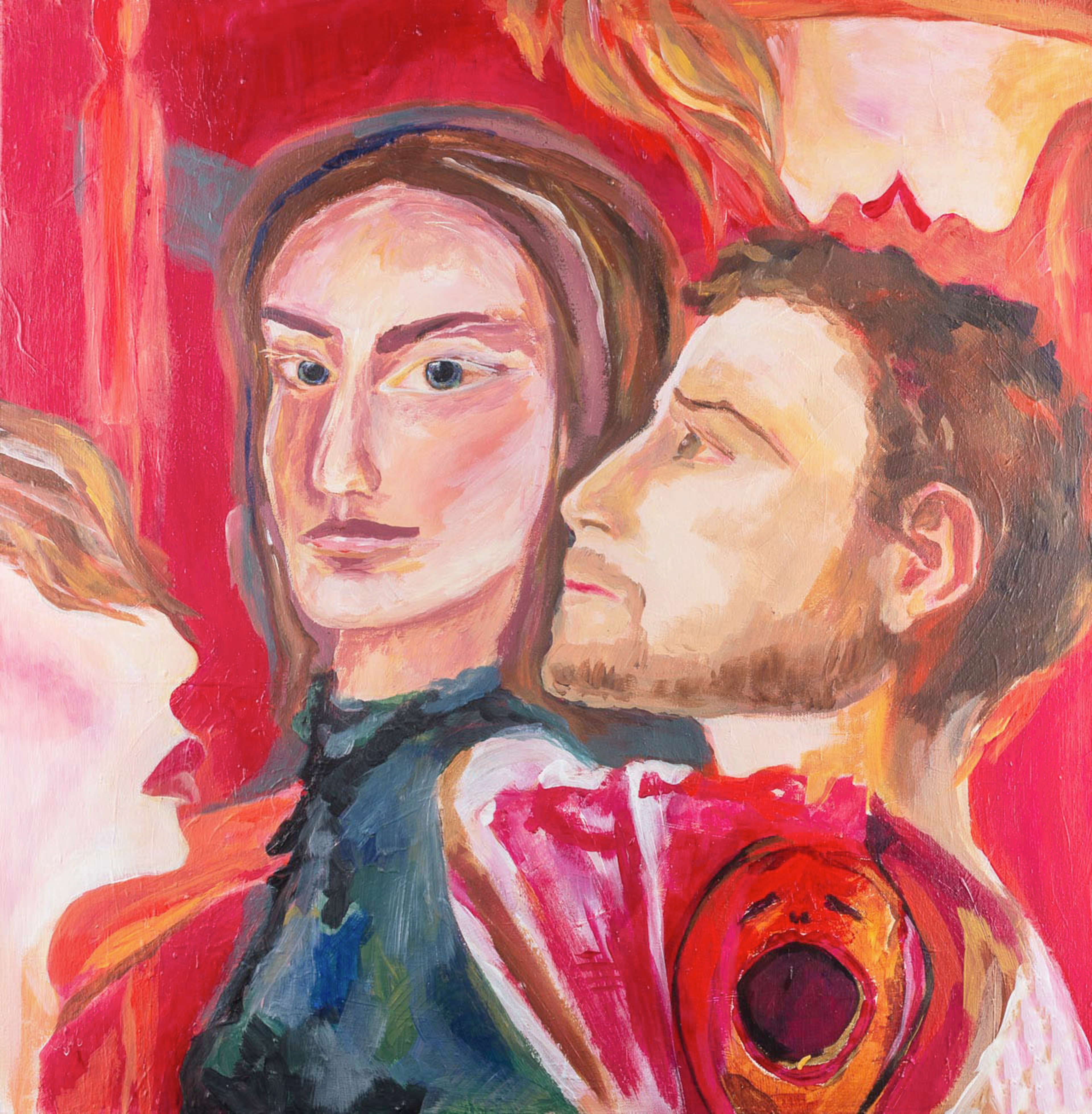 Unavailable / J. and F. oil on canvas, 60x60cm