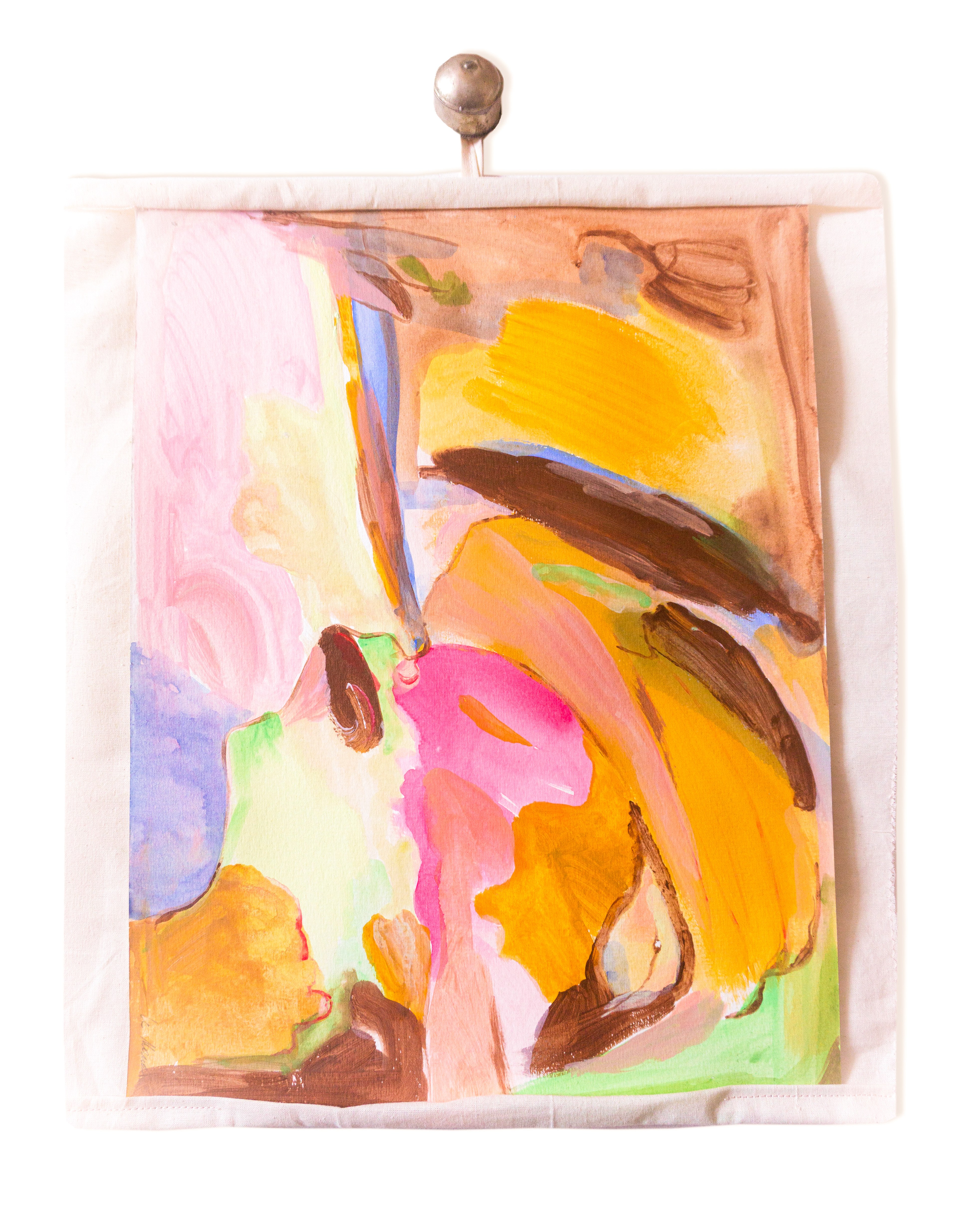 Sweet surrender, mixed media, 43x39cm