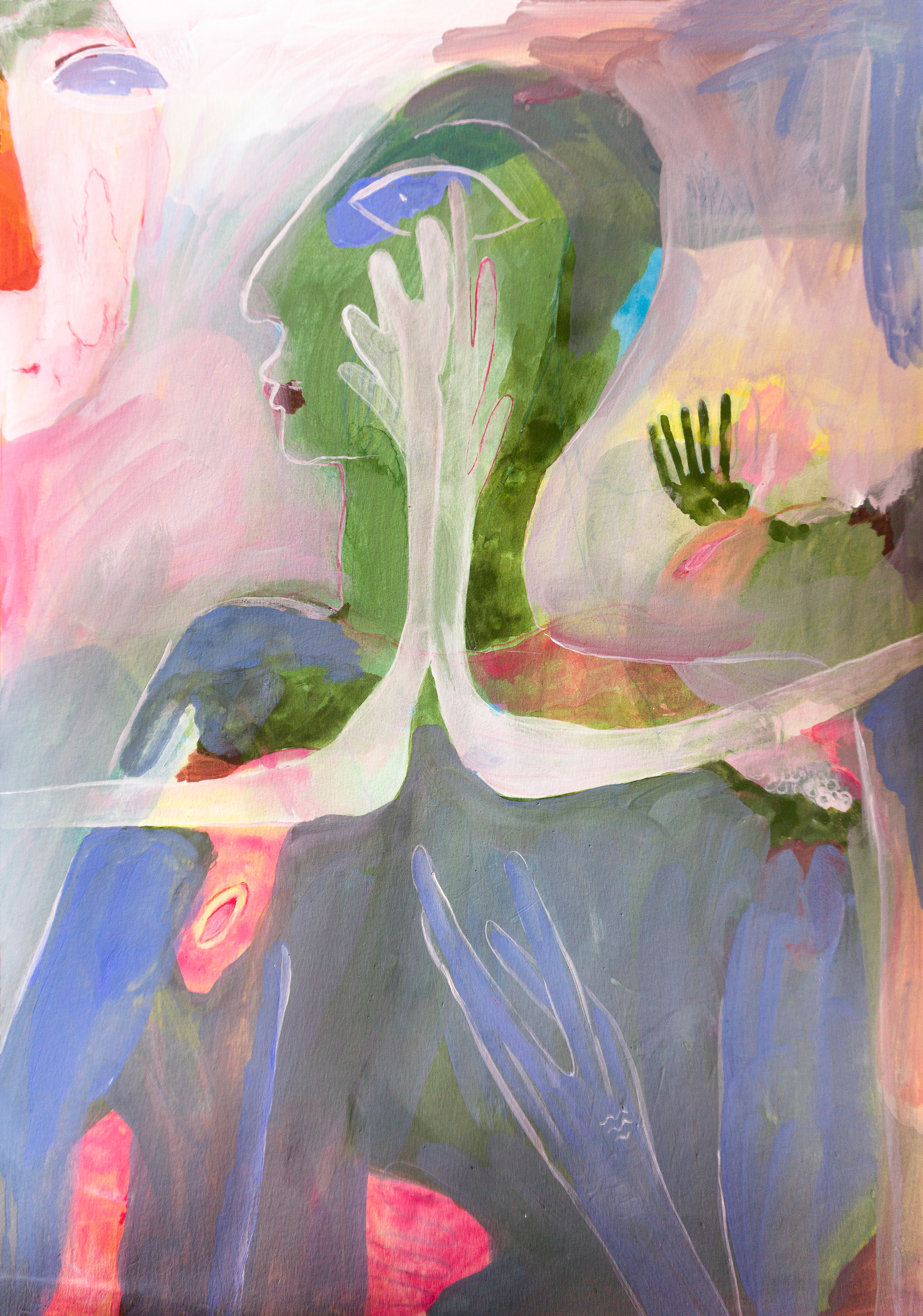 What is the sign? Mixed media, 42x30cm