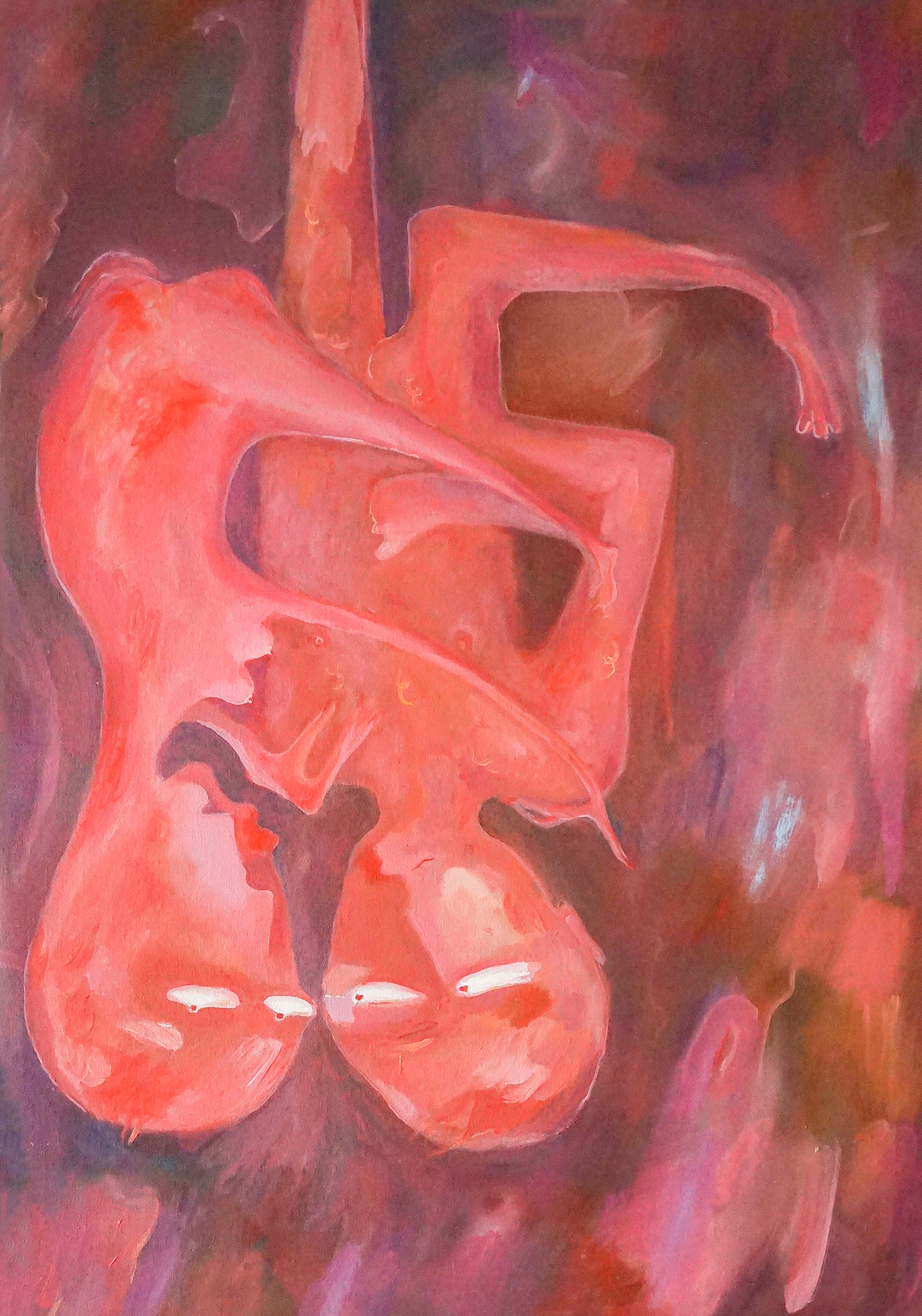 UNAVAILABLE ( only prints) Puska, oil on canvas, 90x60 cm