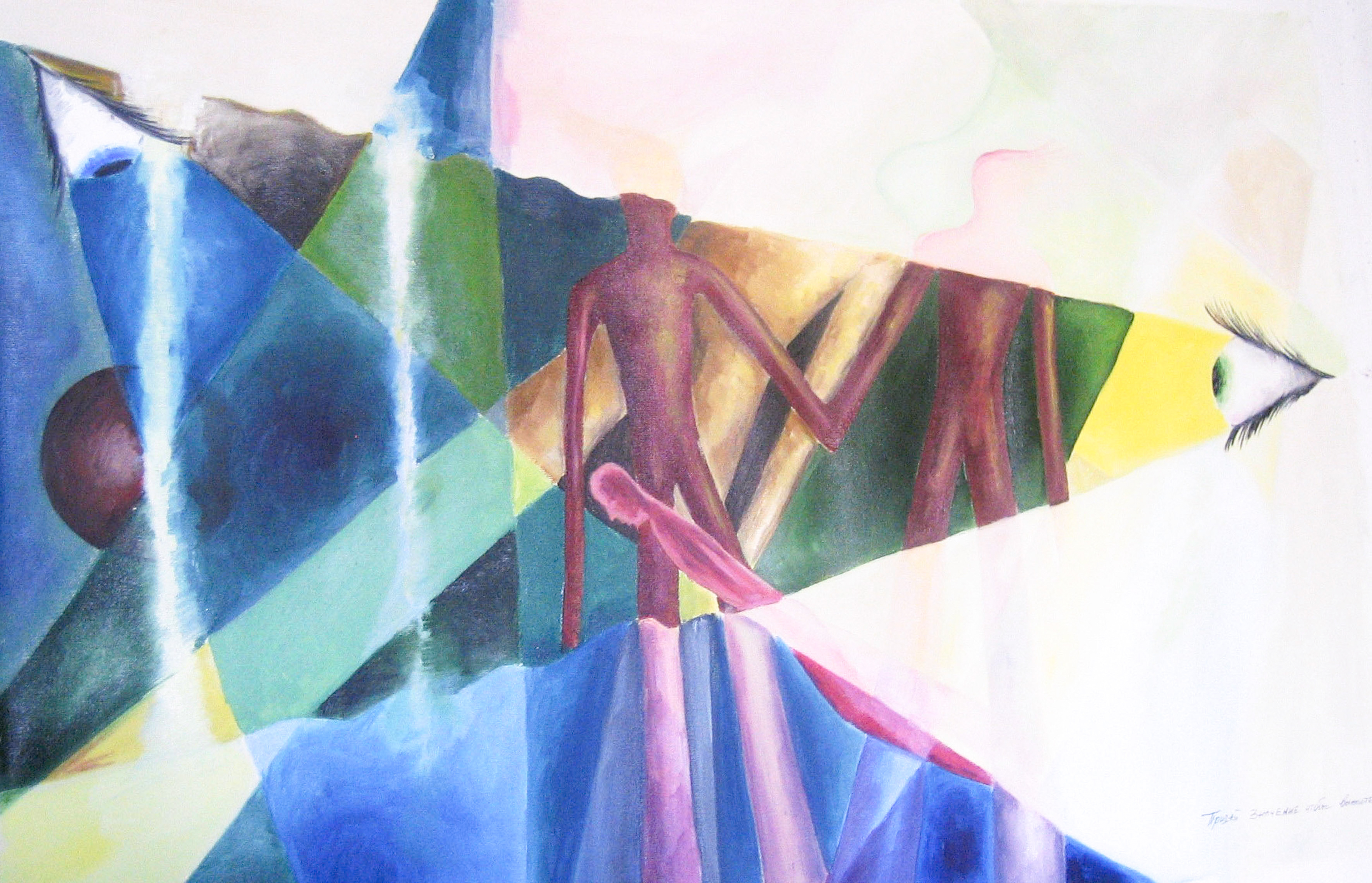Art prints only - Points of view, oil on canvas, 60x40cm