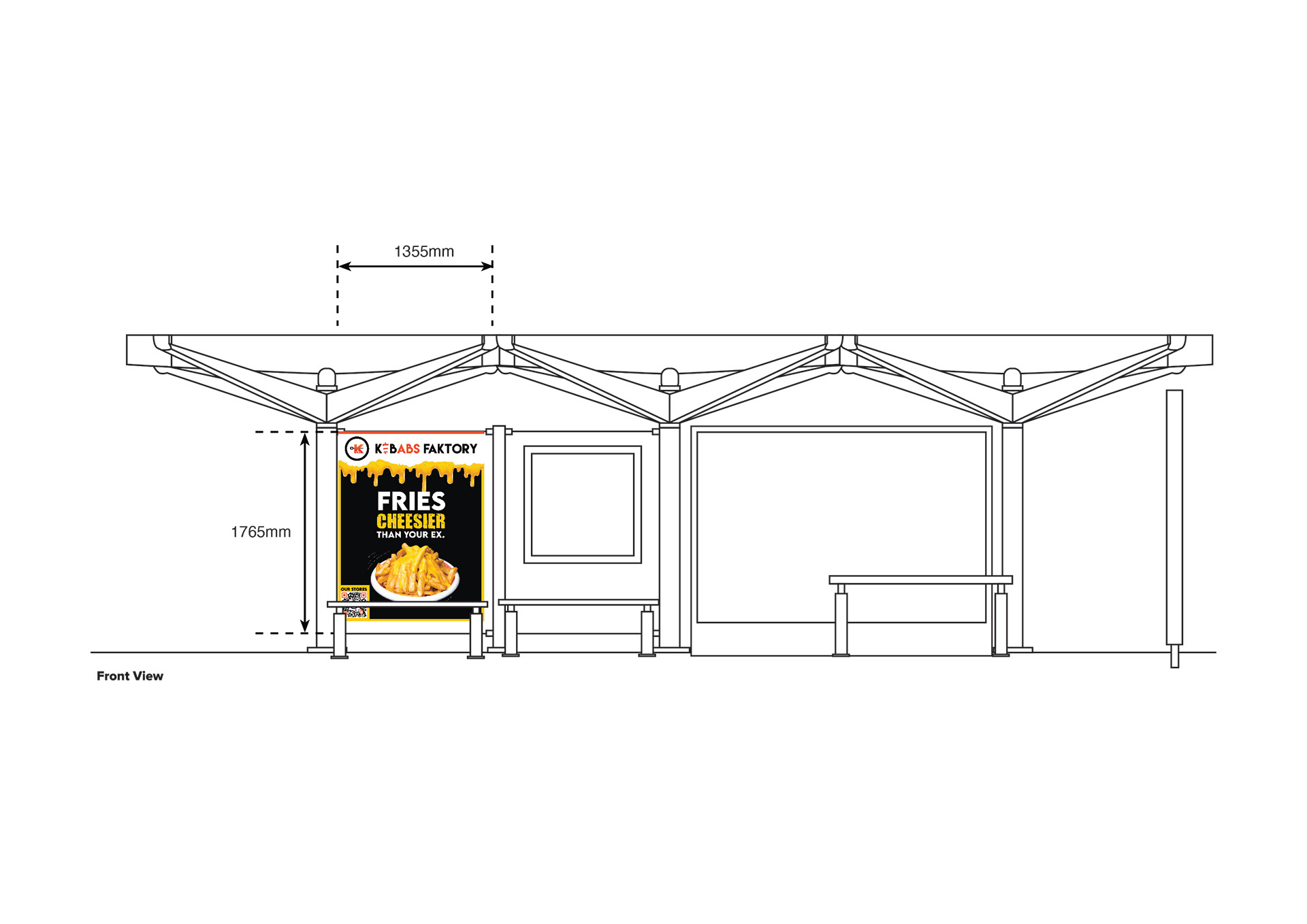 Bus Stop Print - Mock Up