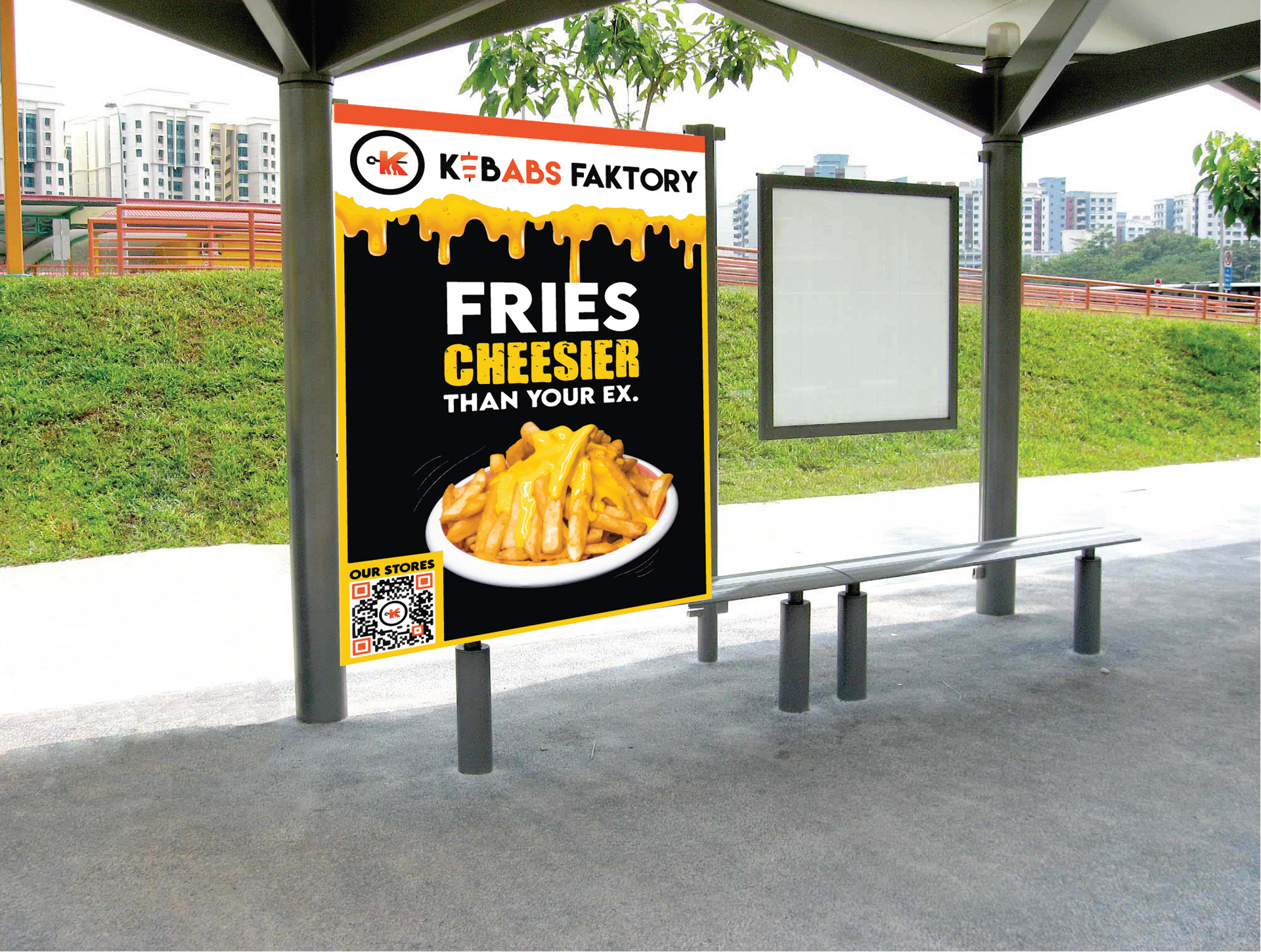 Bus Stop Print - Mock Up