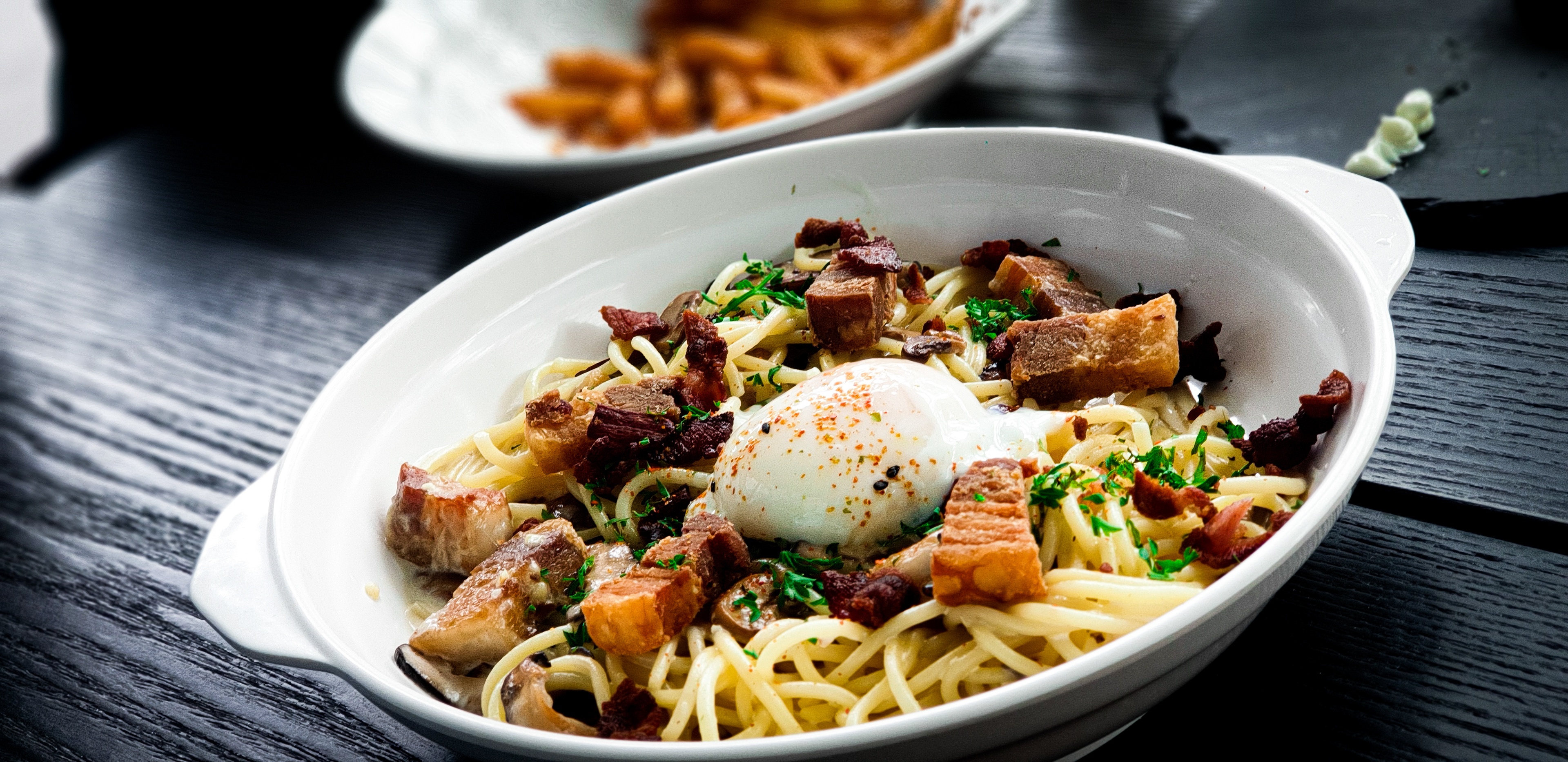 Pork Belly Carbonara