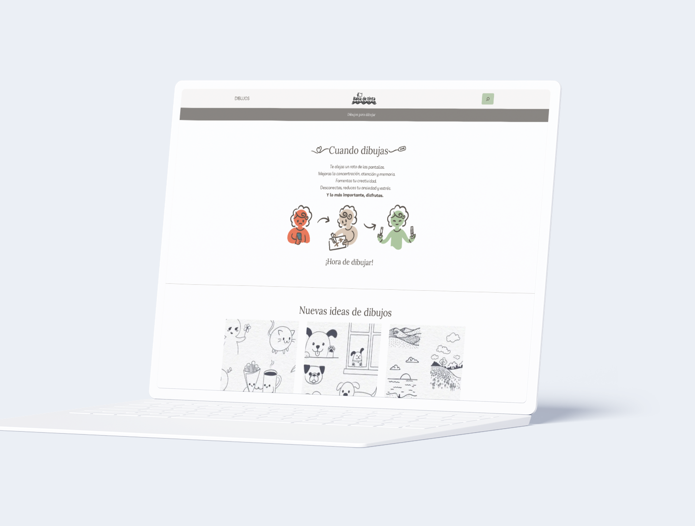 balsadetinta.com website design