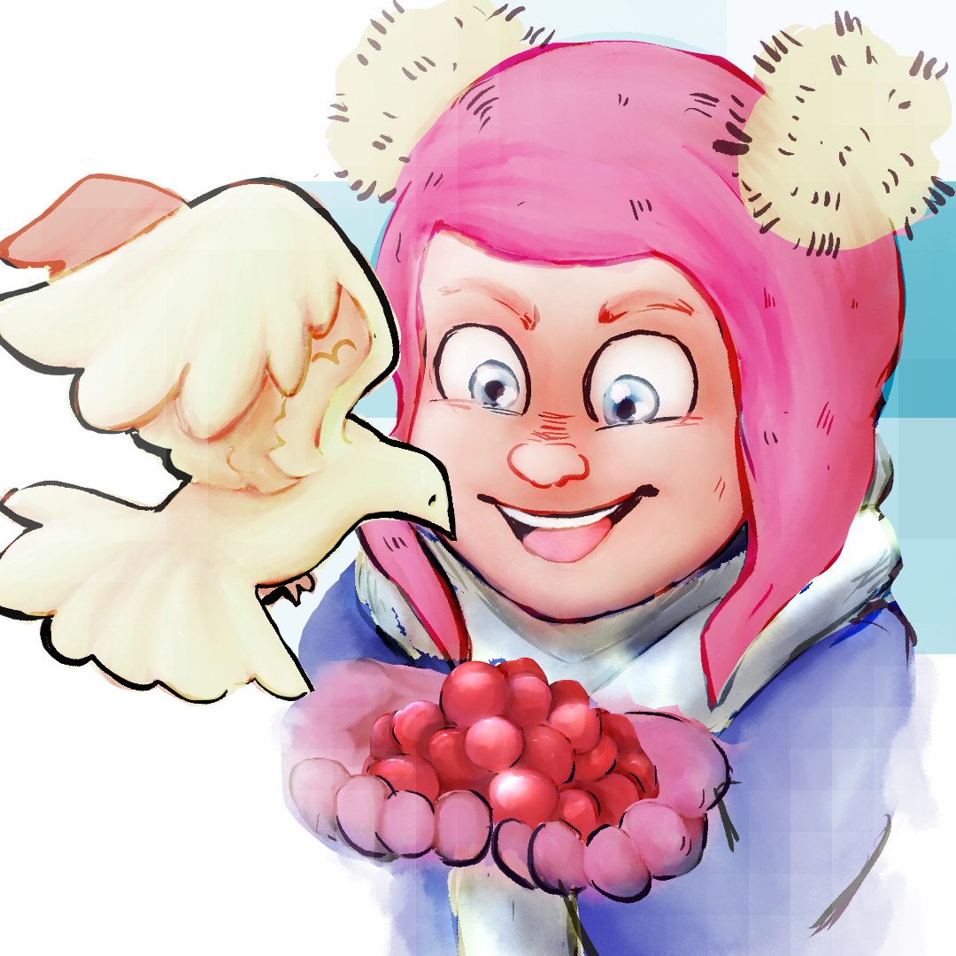 A Christmas Card Illustration for Finnish Peace Committee, 2023