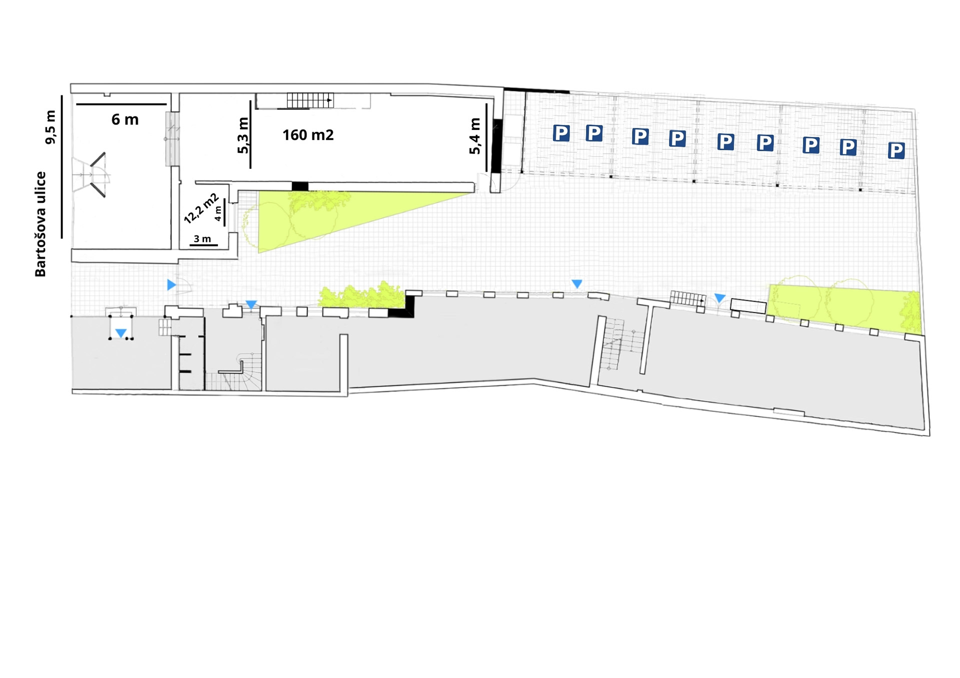 A1 – Obchodní prostor - prodejna přízemí