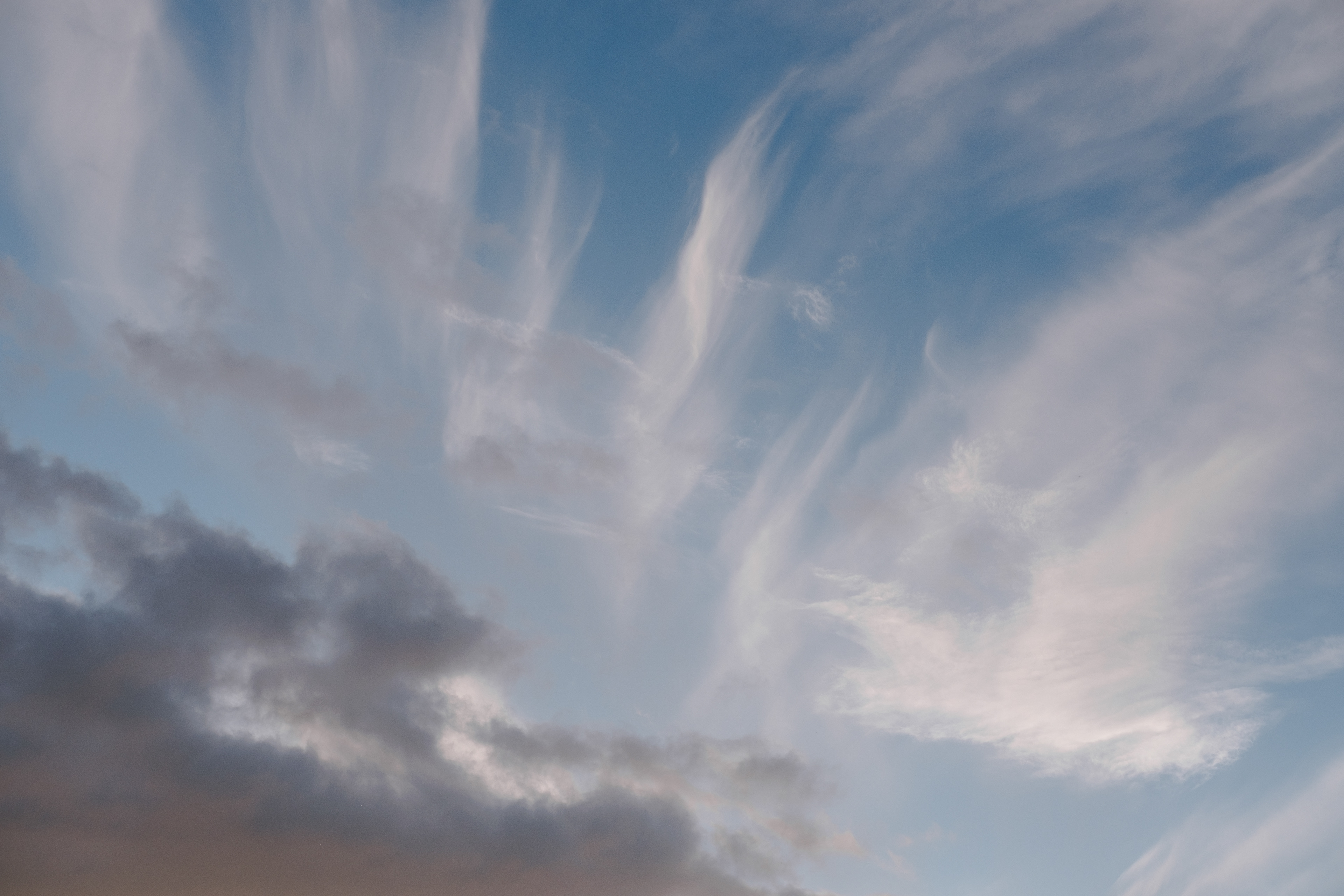 Tonights sky just before sunset