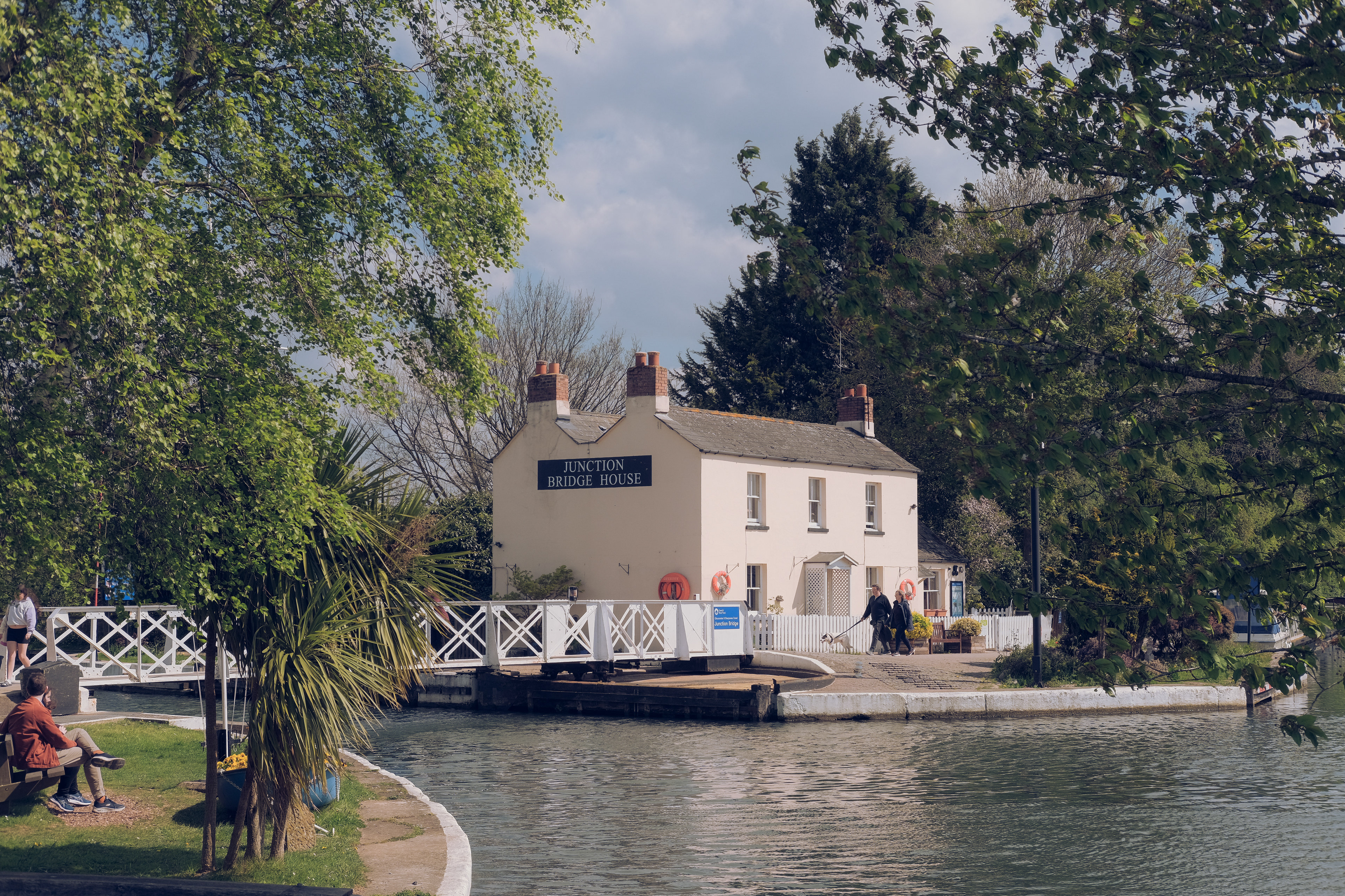Saul Junction marina, lovely spot for Ice cream