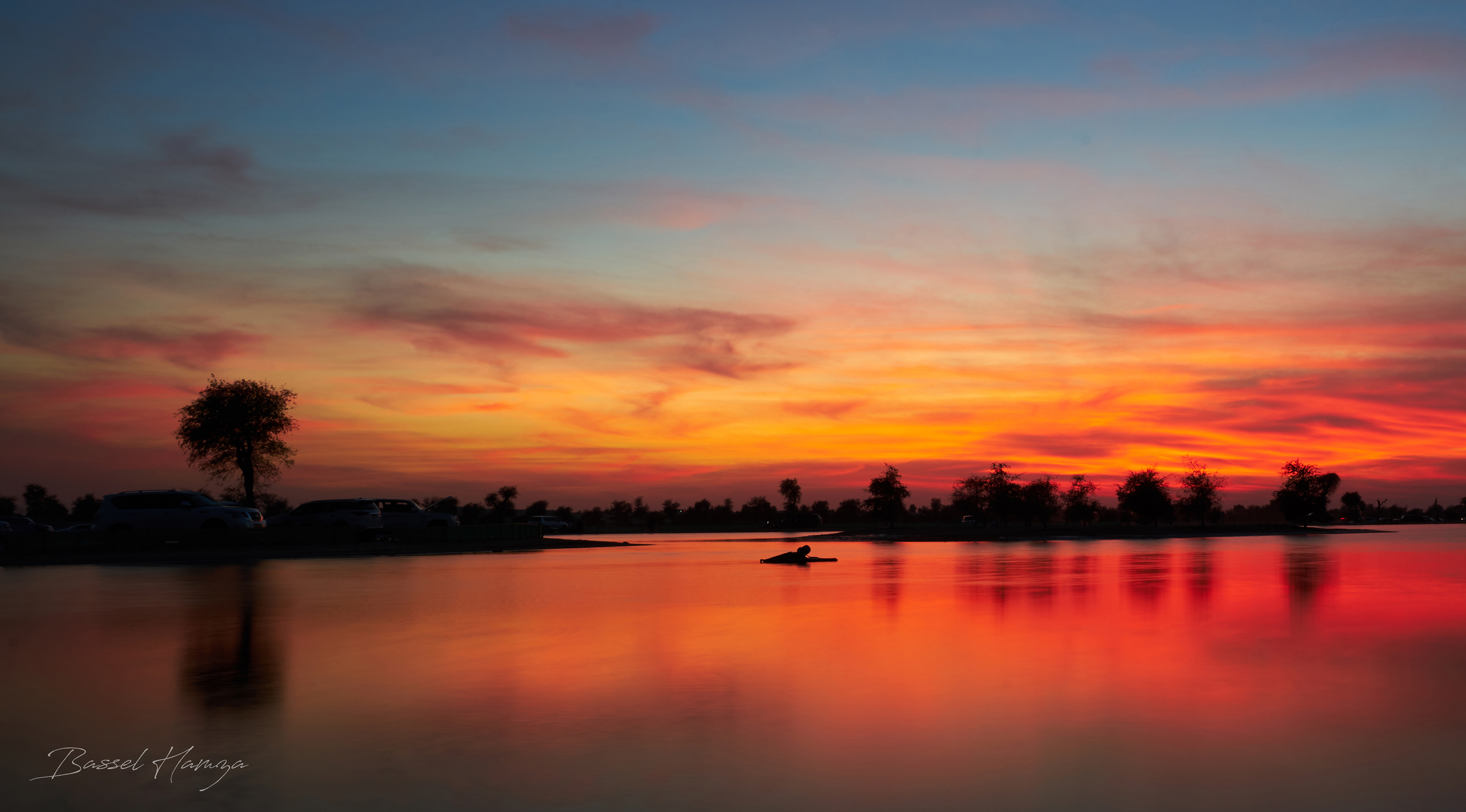 Twilight - Al Qudra lake - Dubai - UAE