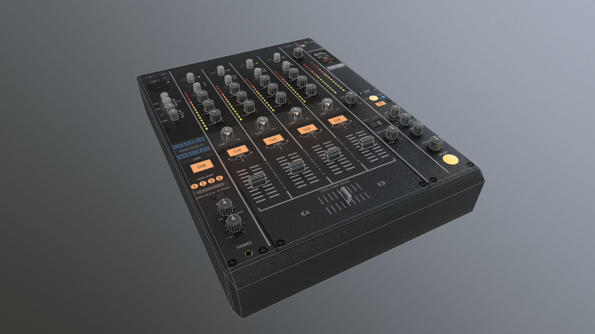 Wireframe, 6,432 Tris