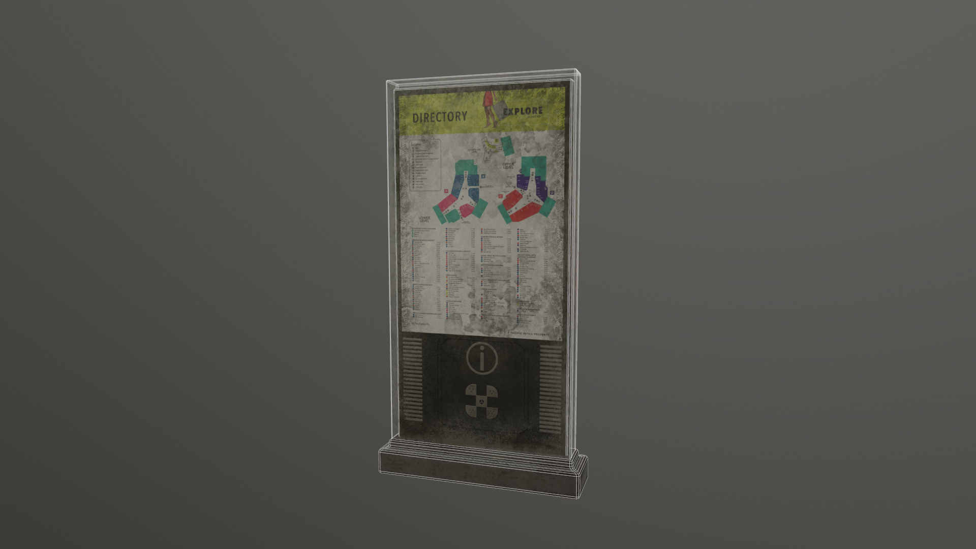 Wireframe, 476 Tris